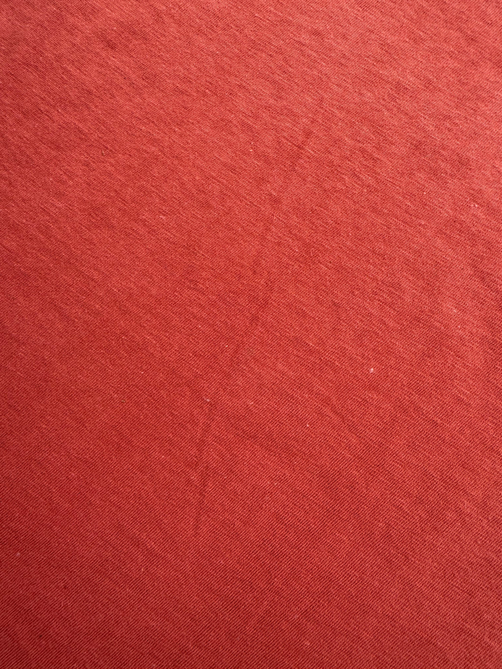 1950s Fruit Of The Loom Burnt Orange Pocket Tee Medium