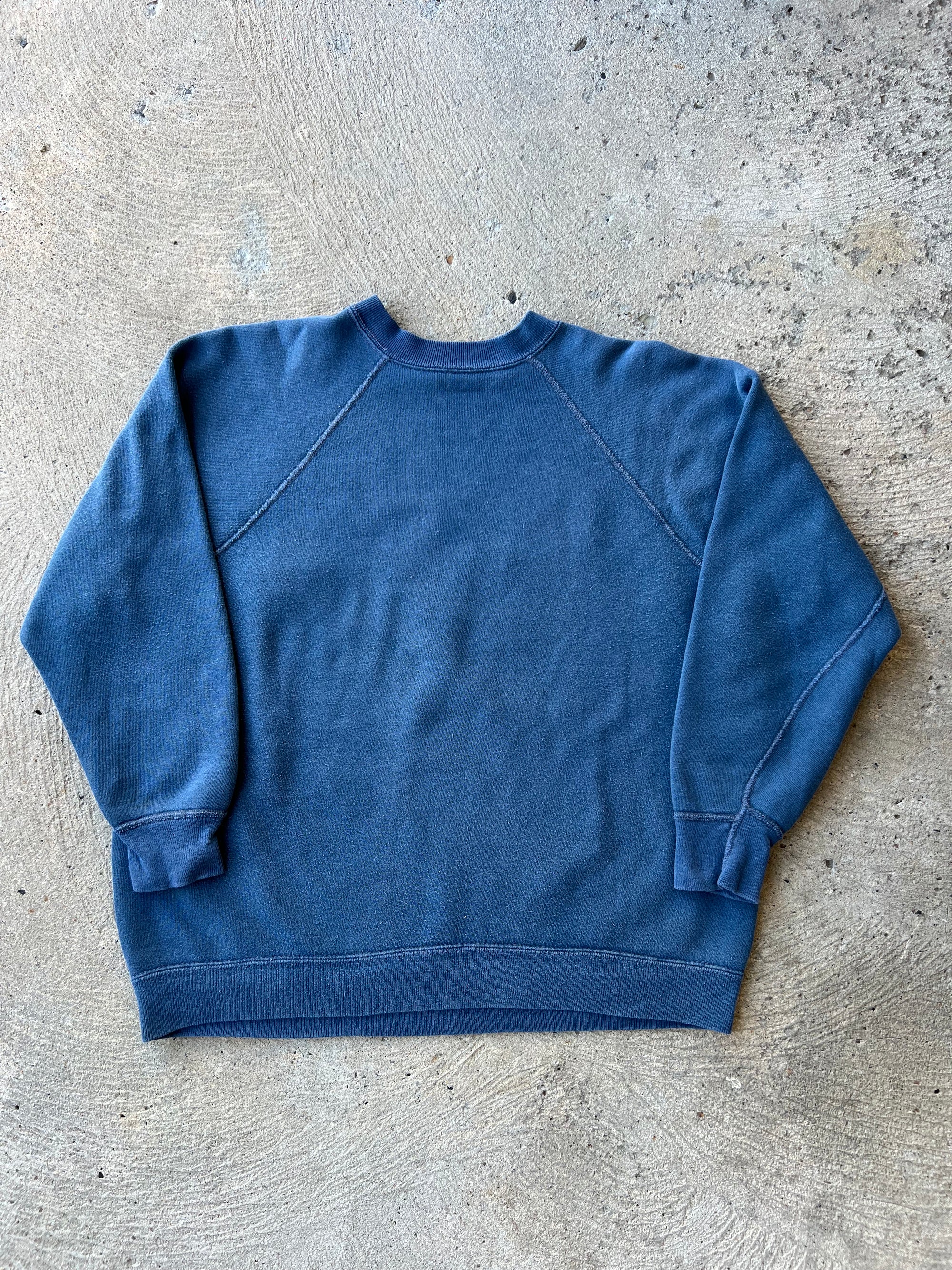 1950s Zeta Tau Alpha Flock Print Sweatshirt Large