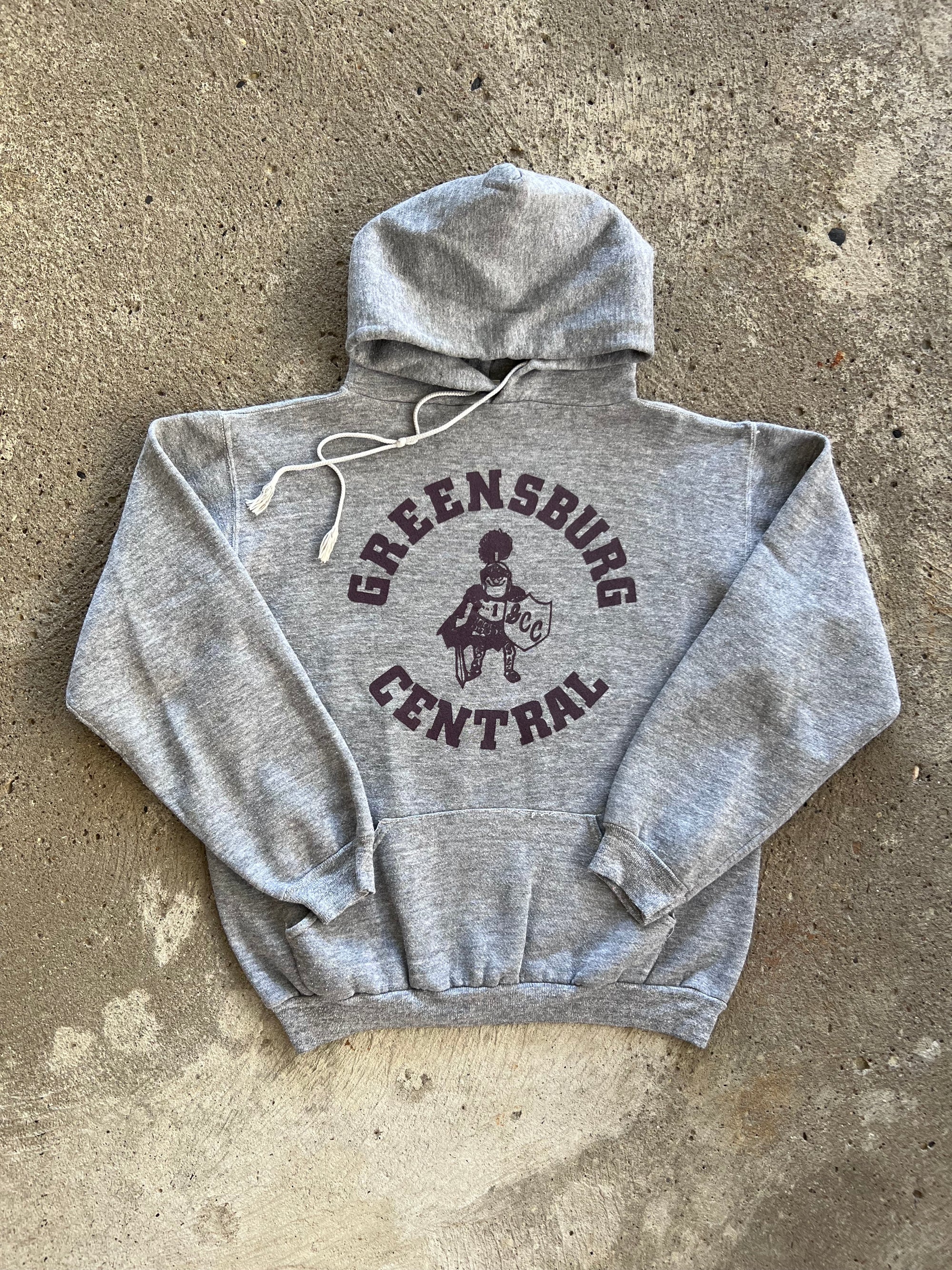 1970s Greensburg Central Catholic Tri Blend Hoodie Medium