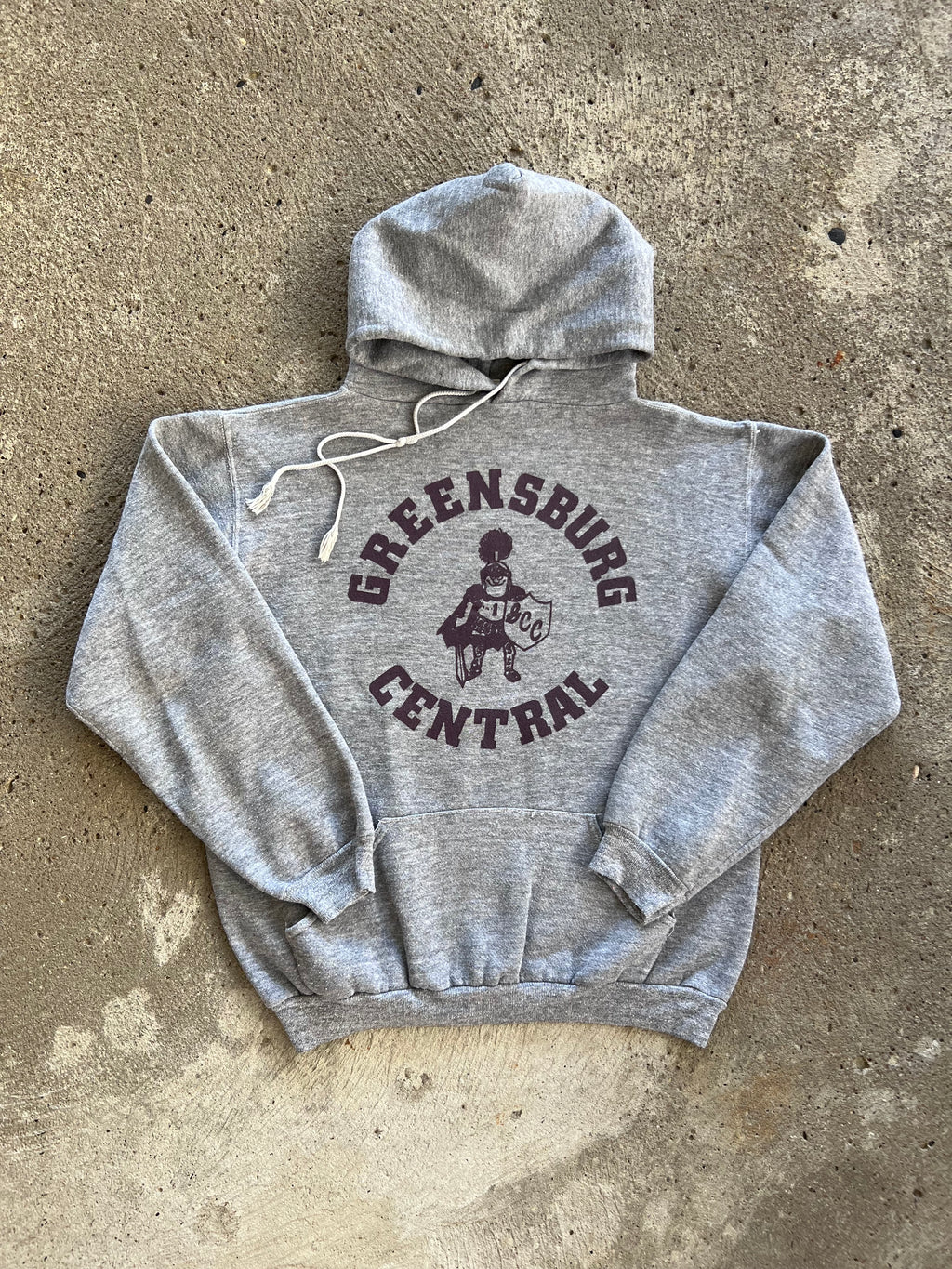 1970s Greensburg Central Catholic Tri Blend Hoodie Medium