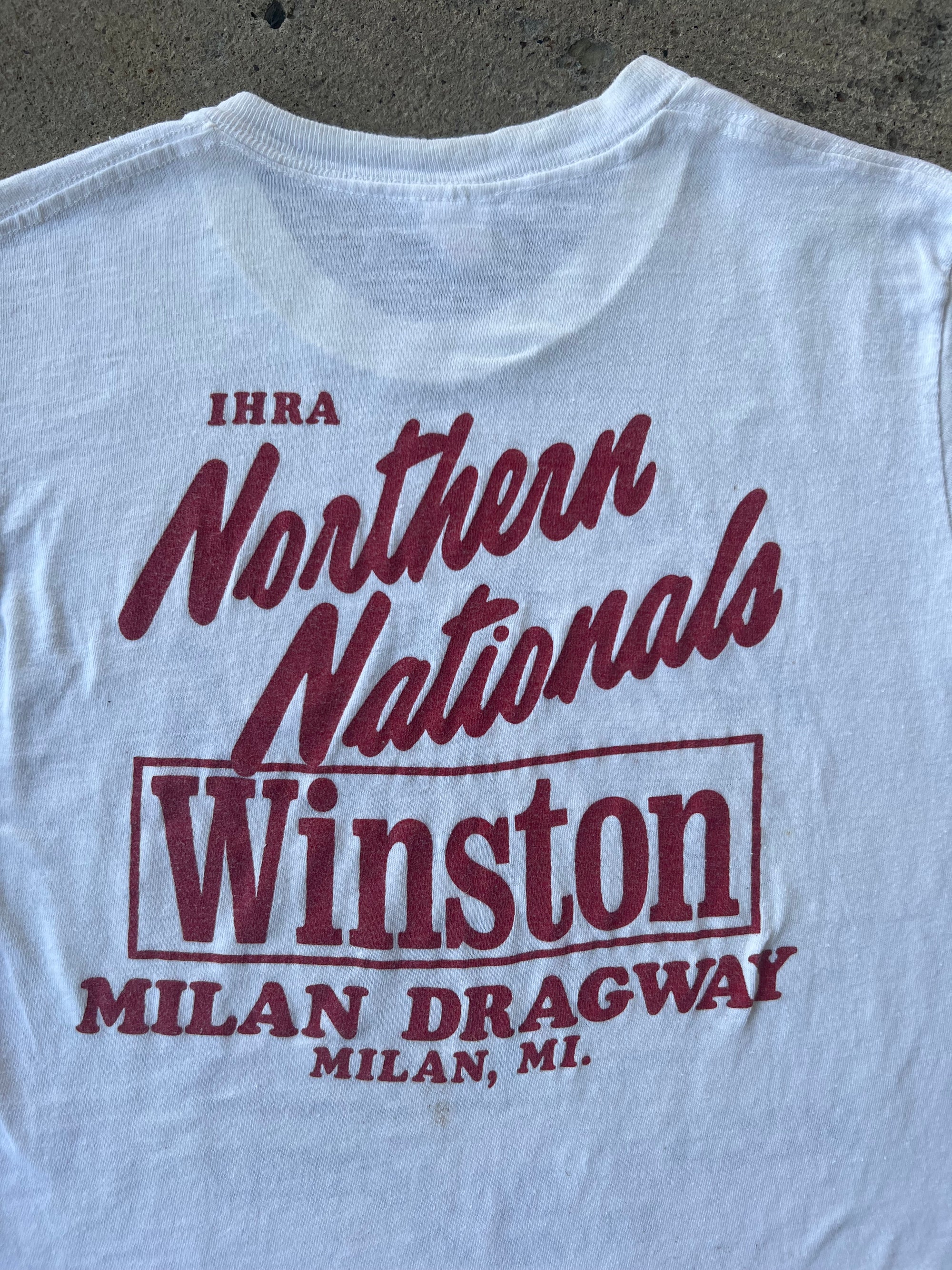 1981 Northern Nationals Milan Dragway Shirt Large