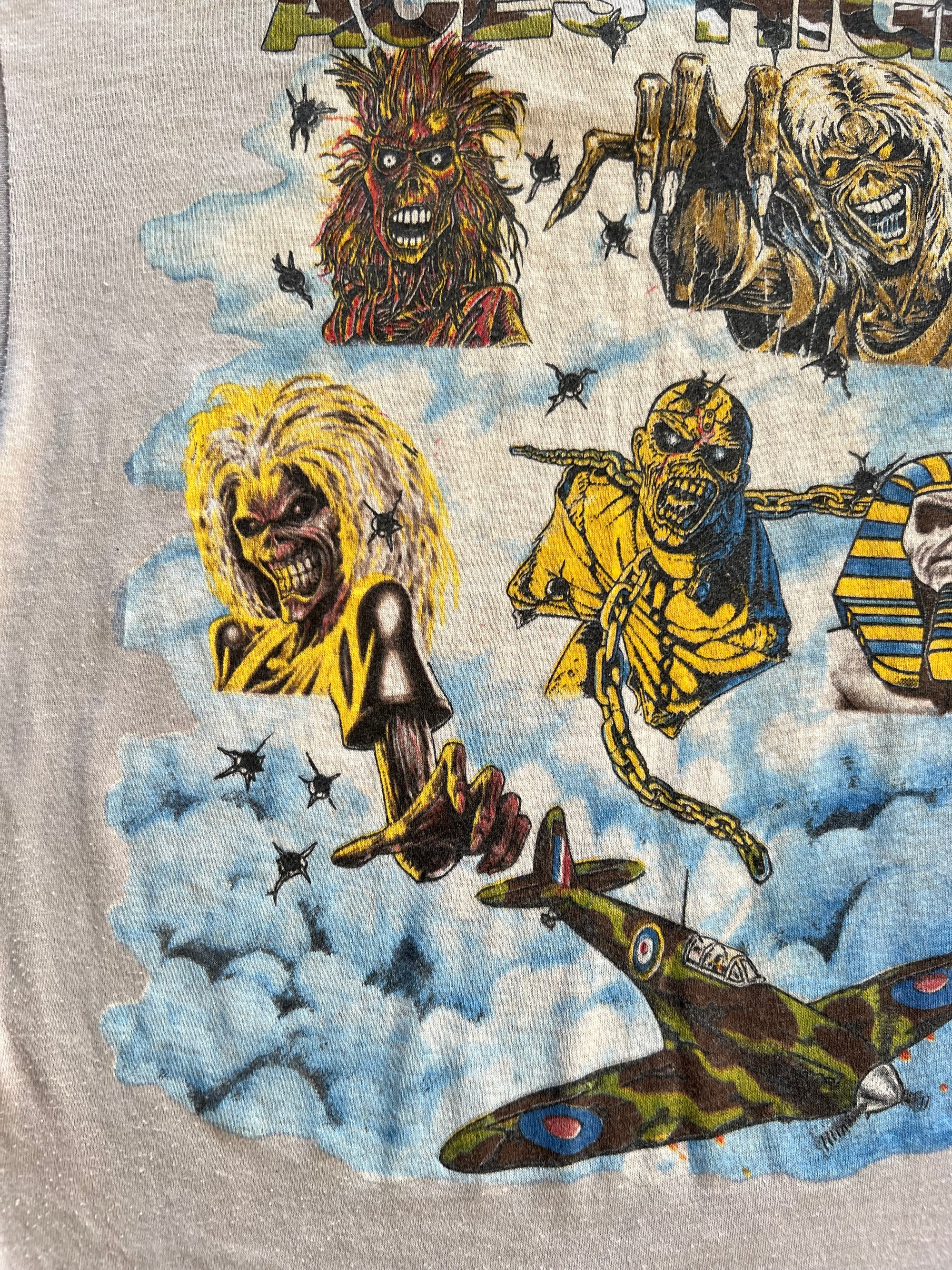1980s Iron Maiden “Aces High” Medium
