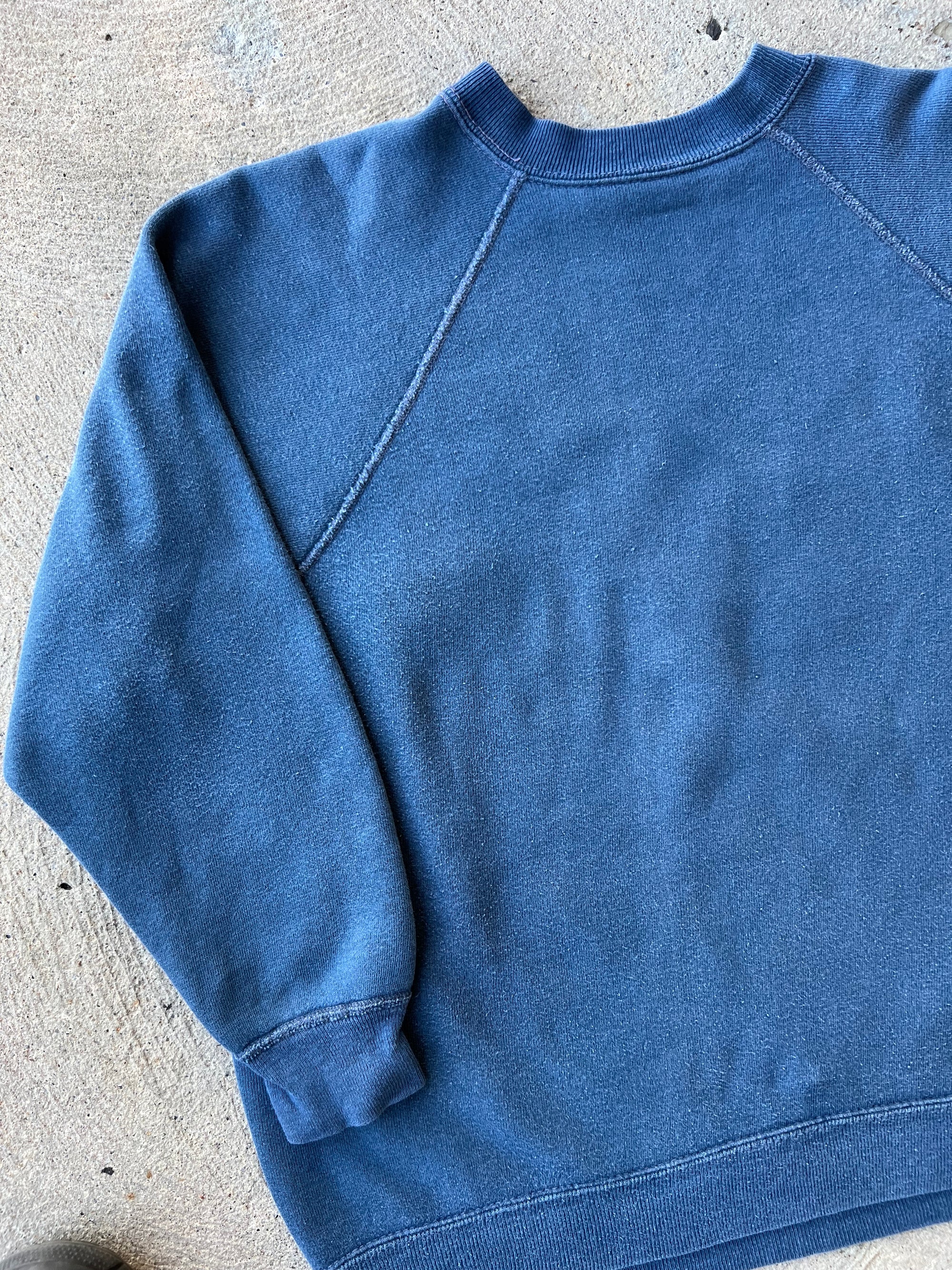 1950s Zeta Tau Alpha Flock Print Sweatshirt Large