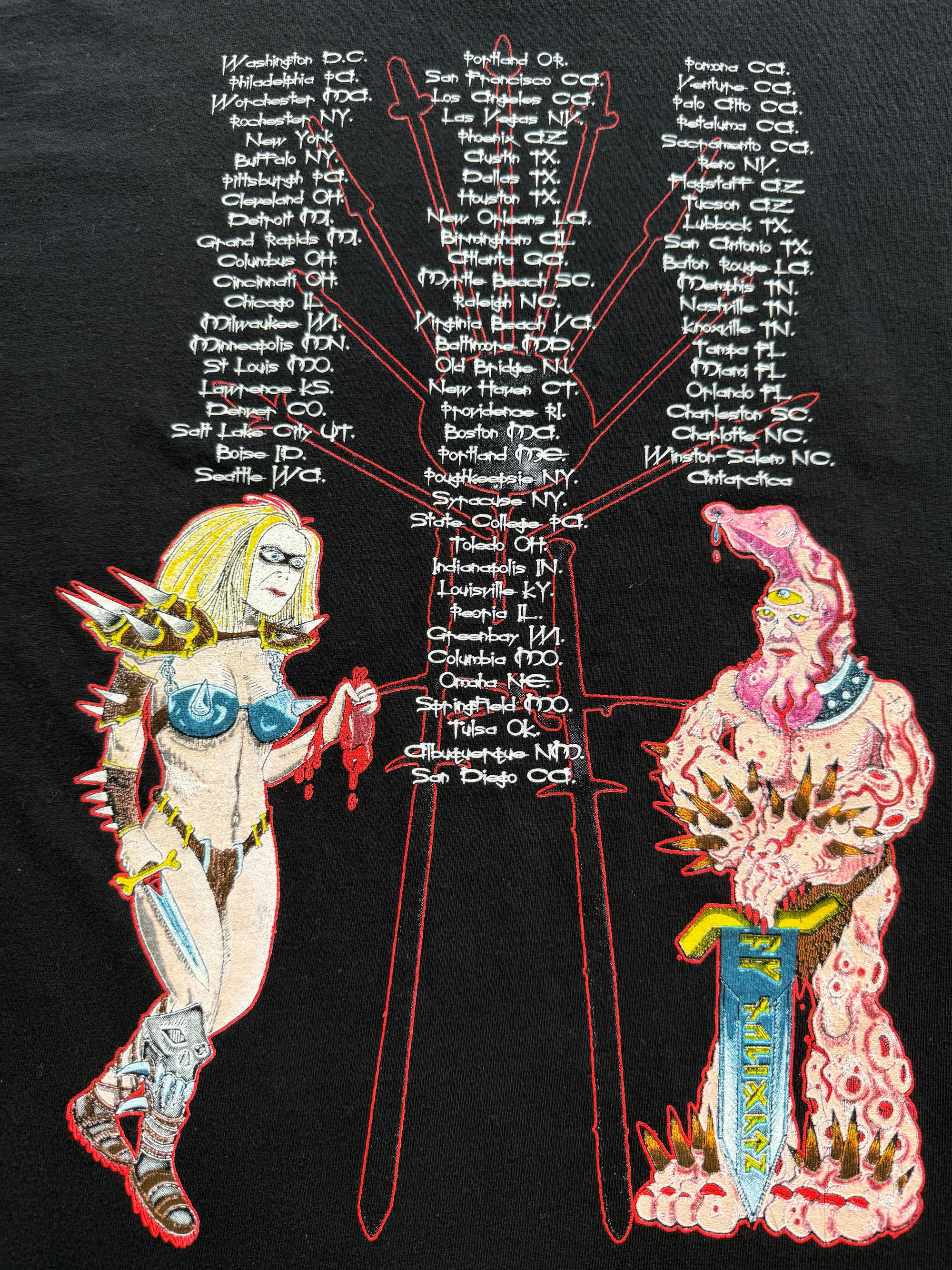 1990s GWAR U.S Tour Shirt Large