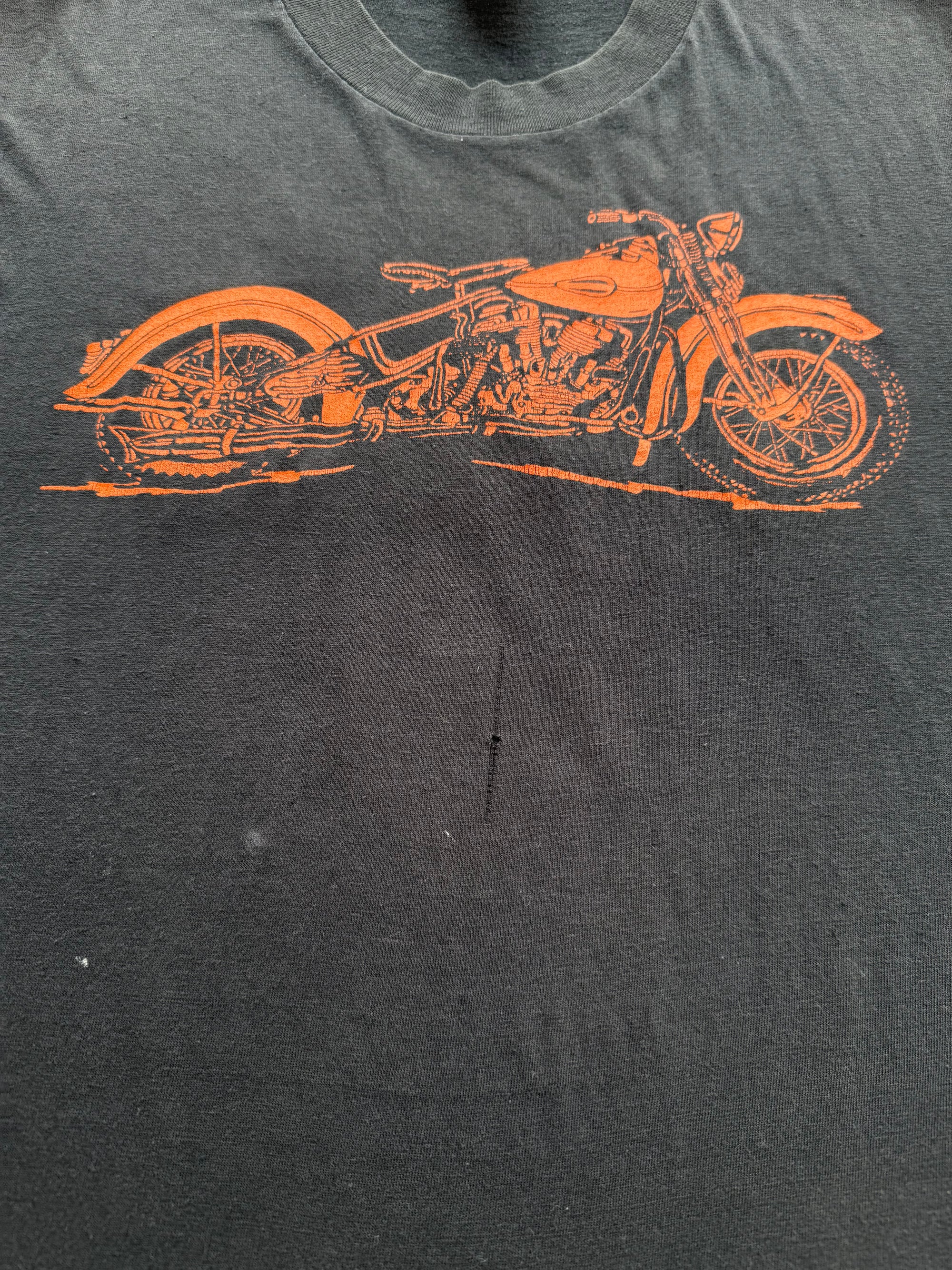 1980s Harley "The Shop" Jeanette Pa Sleeveless Shirt Large