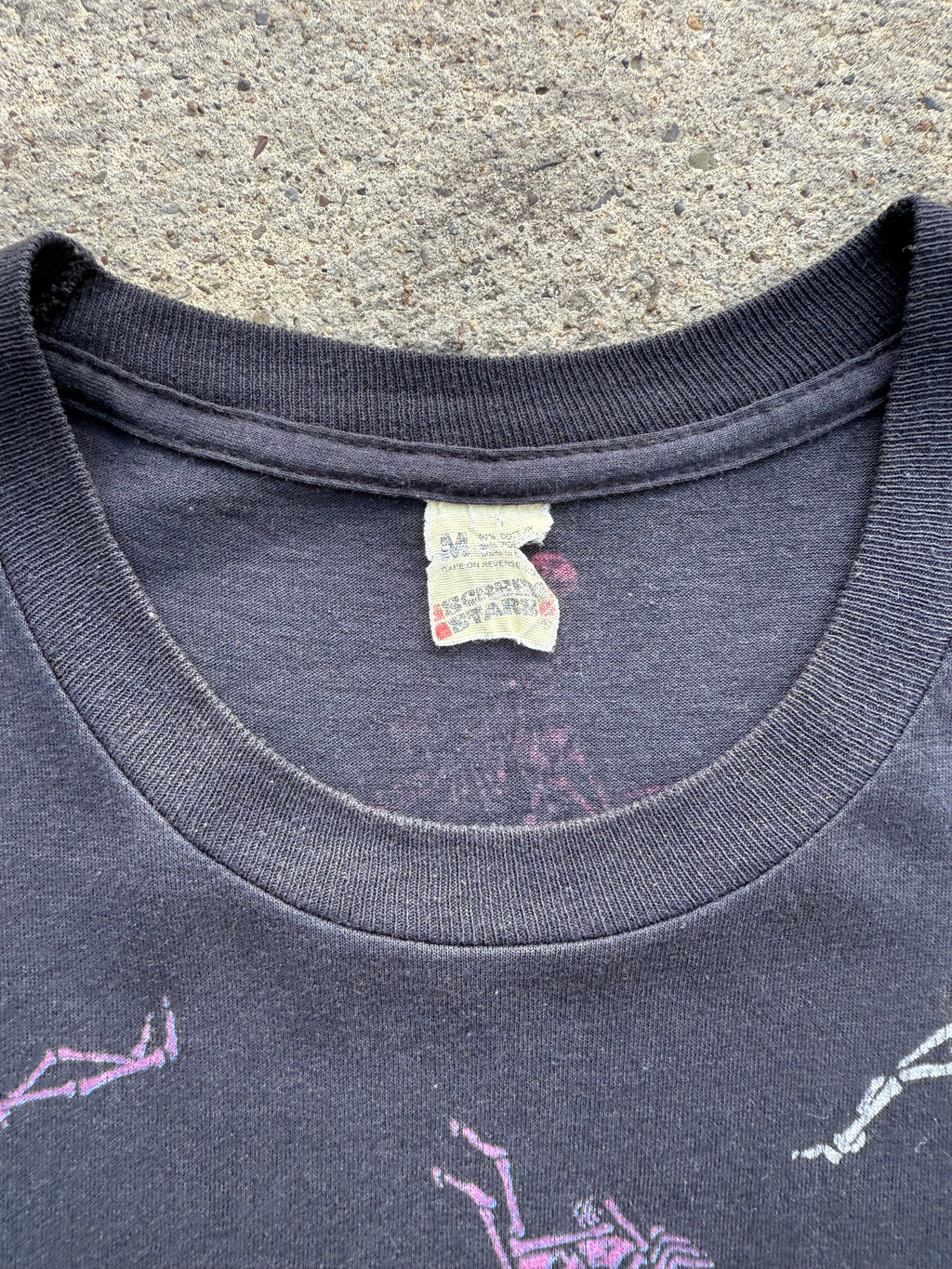 1991 Skeleton Sex Positions Fashion Victim Shirt Medium