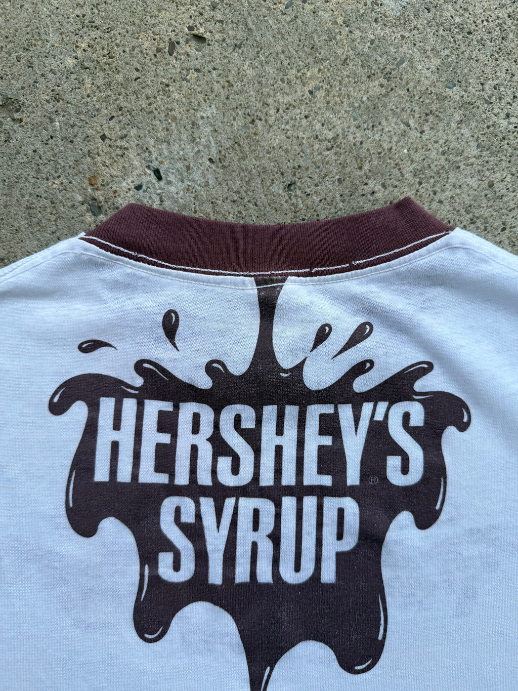 1980s Hershey’s Syrup Ringer Shirt Medium