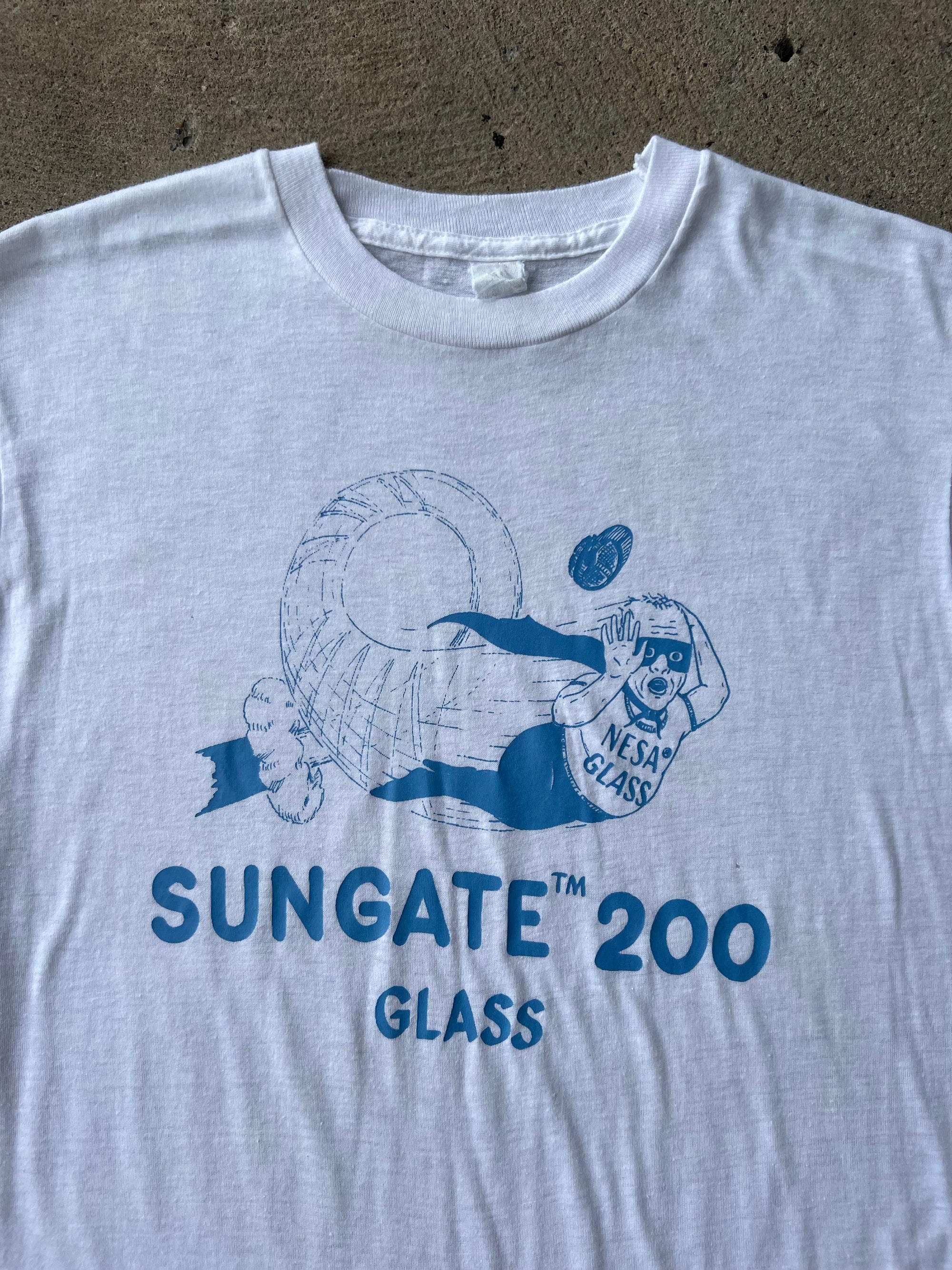 1970s Sungate Glass Shirt Large