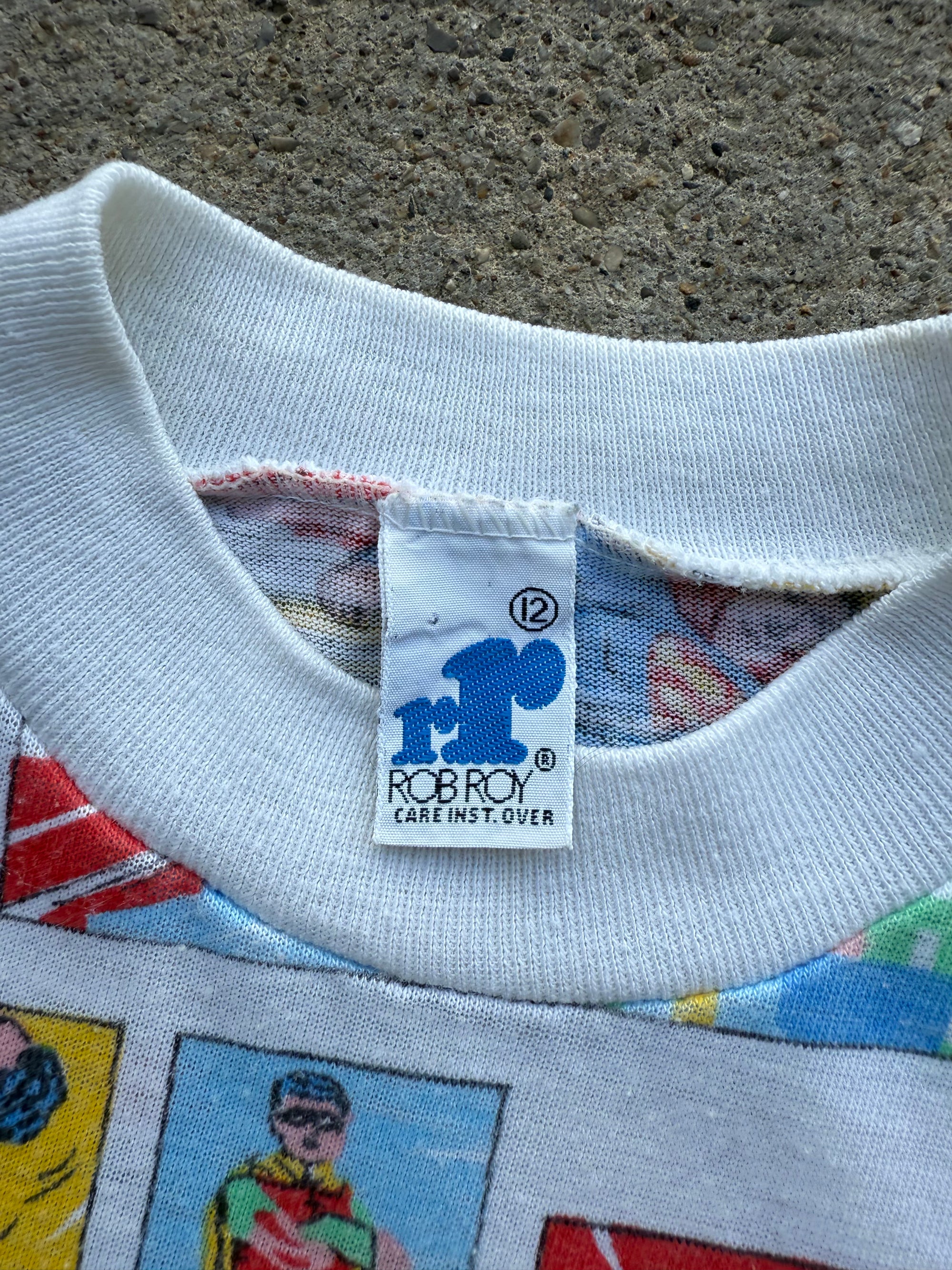 1970s Batman And Robin Comic Strip Shirt Boys 12