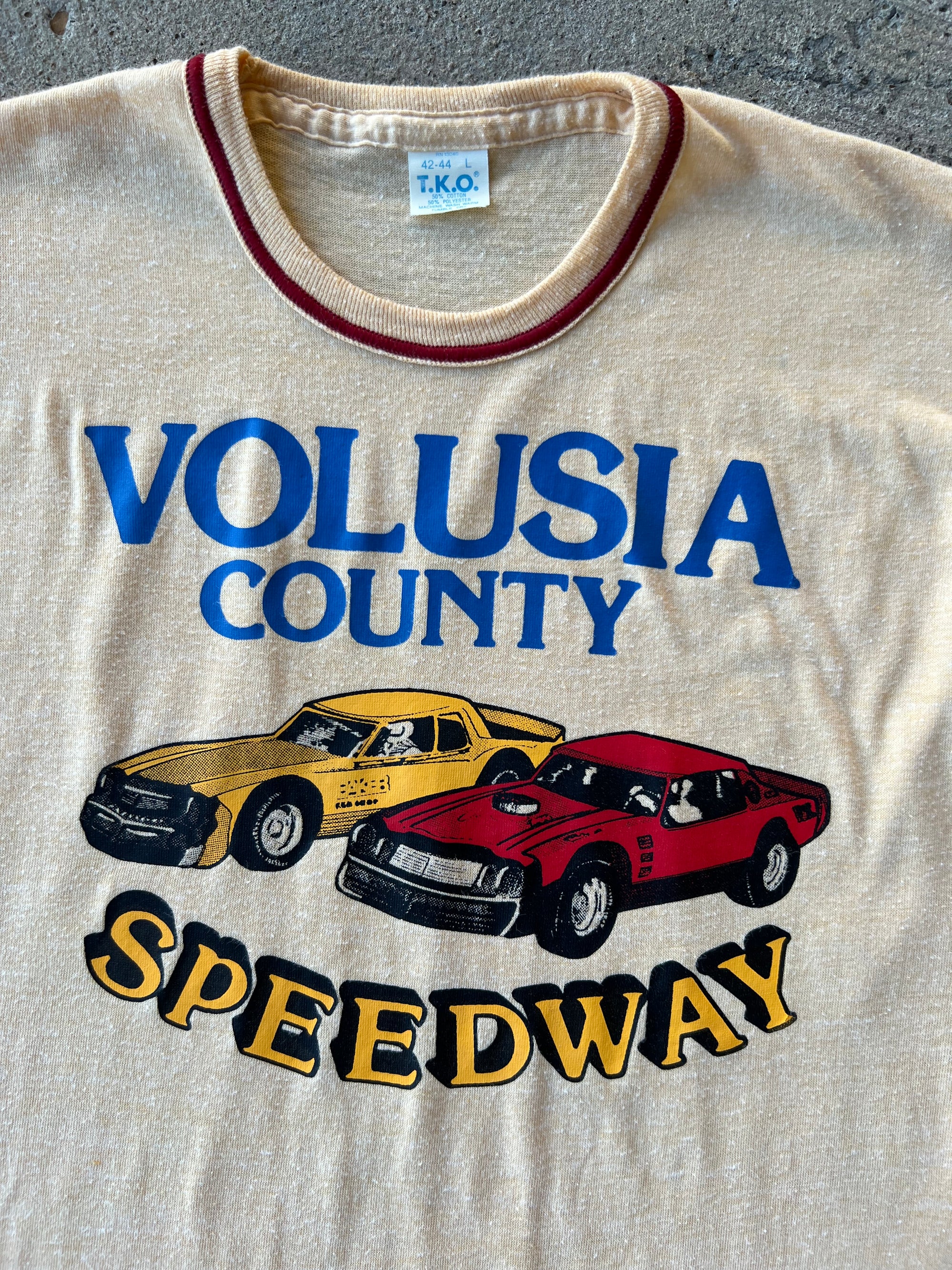 1970s Volusia County Speedway Shirt Large