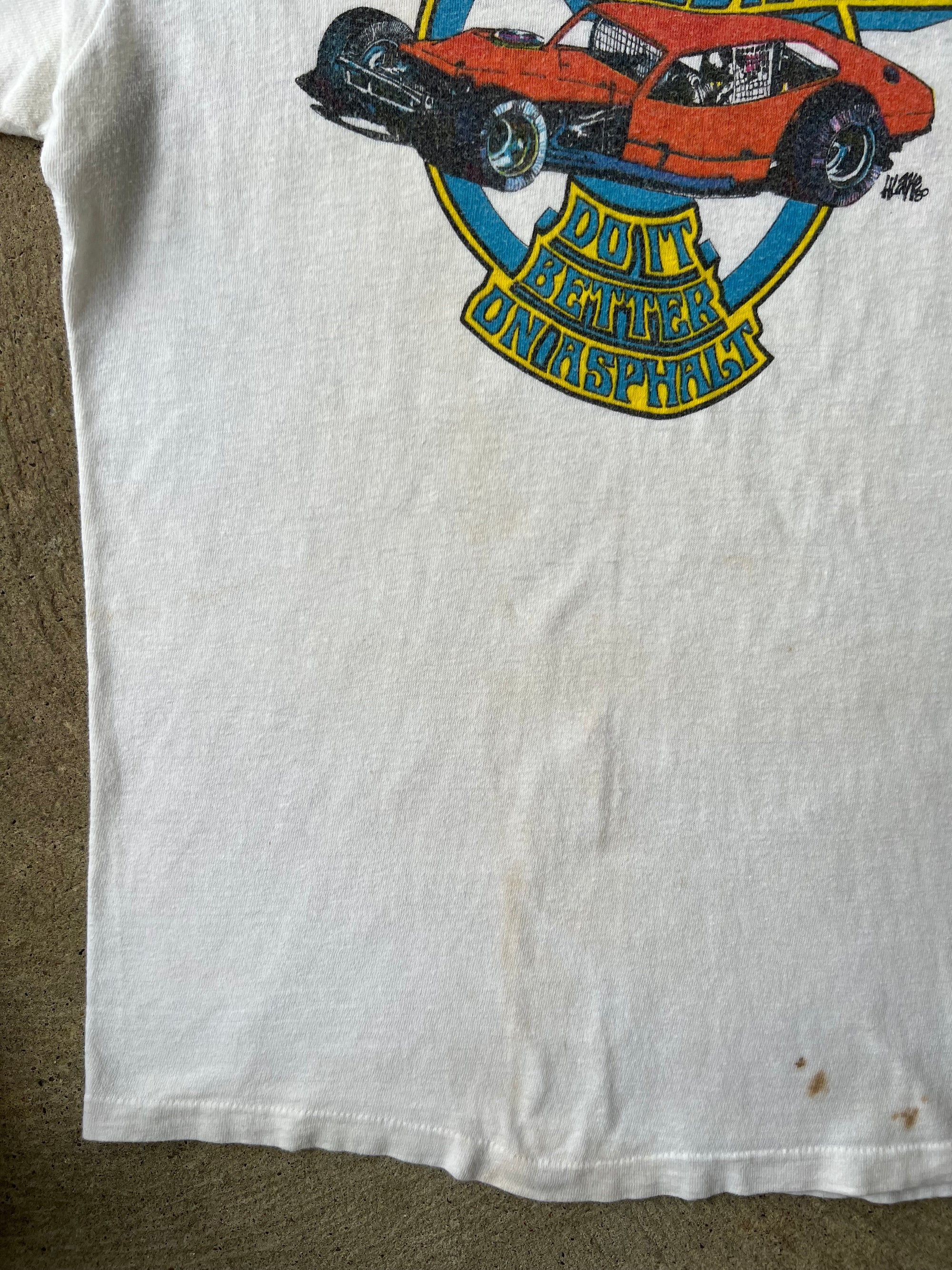 1980 Pinto Asphalt Stock Car Racing Shirt Large