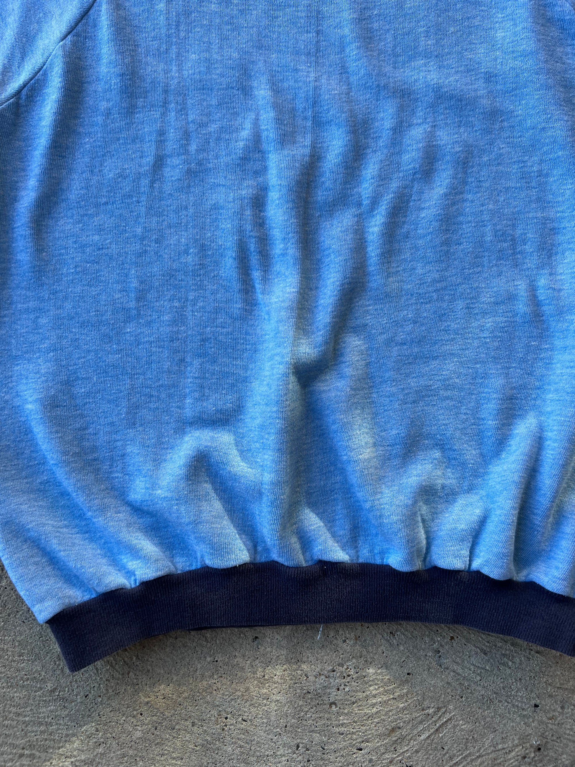 1970s Budweiser Short Sleeve Sweatshirt Tri Blend Large