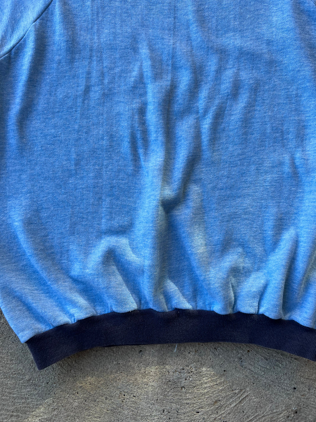 1970s Budweiser Short Sleeve Sweatshirt Tri Blend Large
