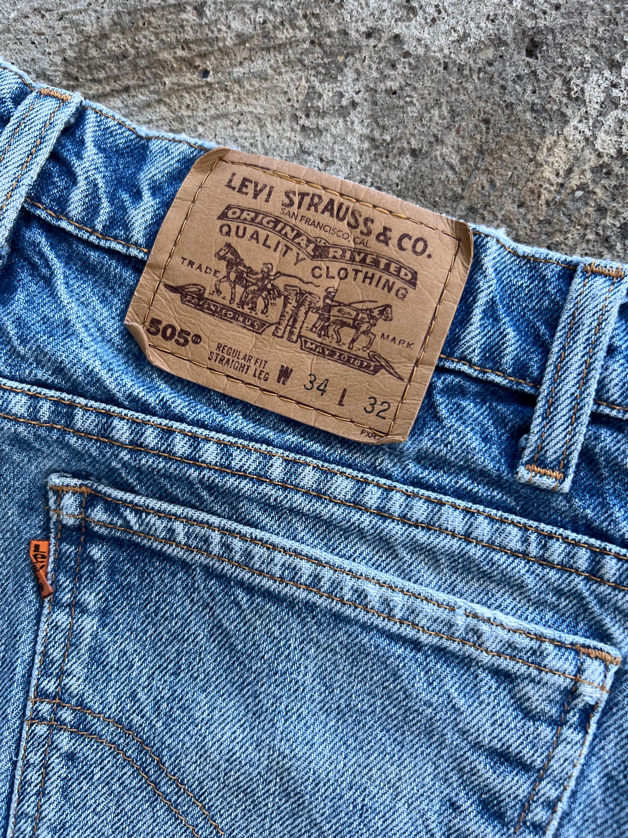 1980s Levis 505 34x32
