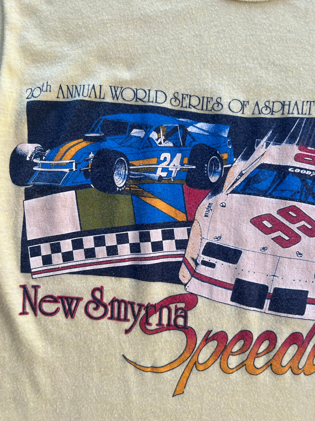 1980s New Smyrna Speedway Shirt Medium