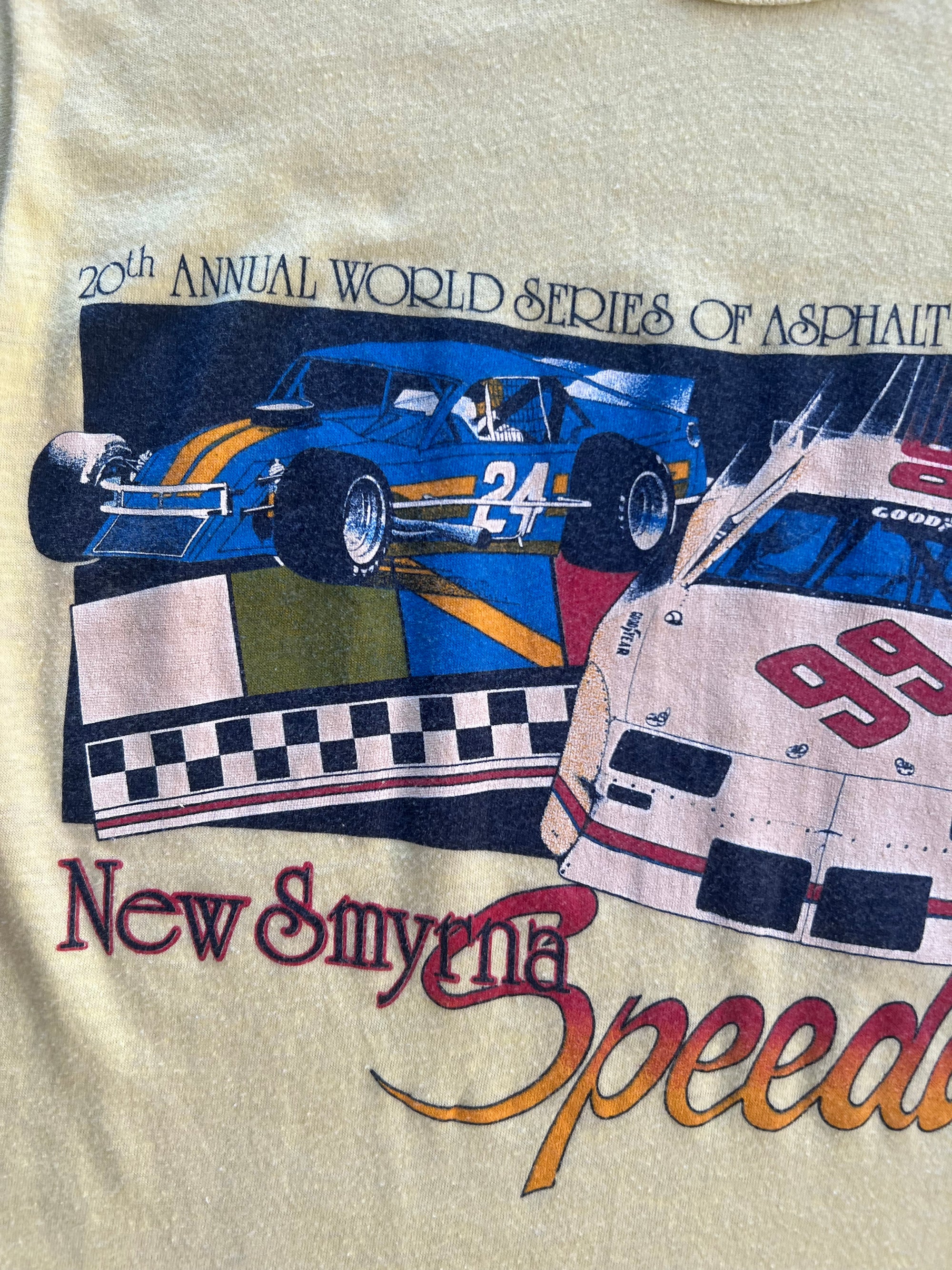 1980s New Smyrna Speedway Shirt Medium
