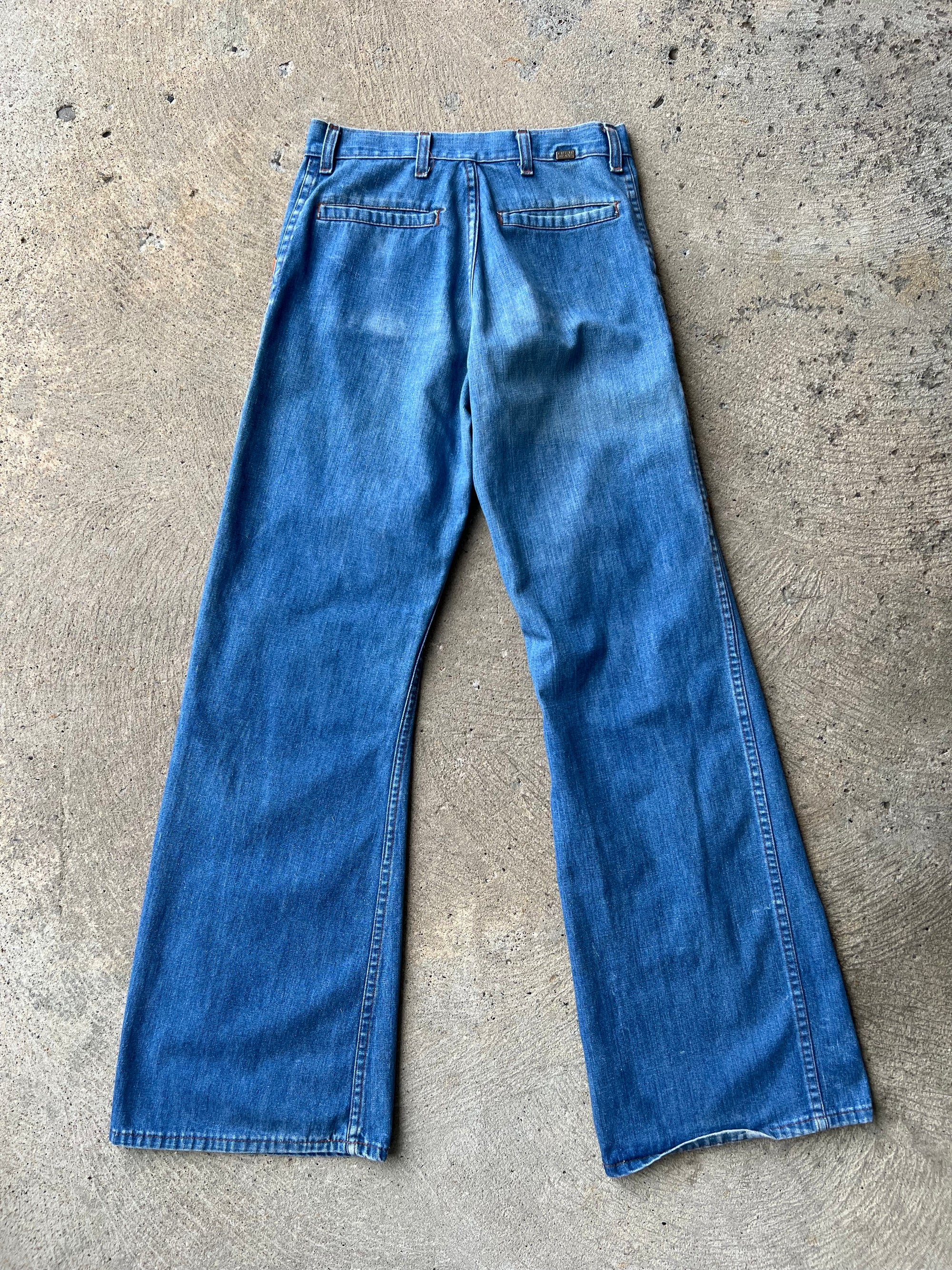 1970s Cheap Jeans Bell Bottom Pants