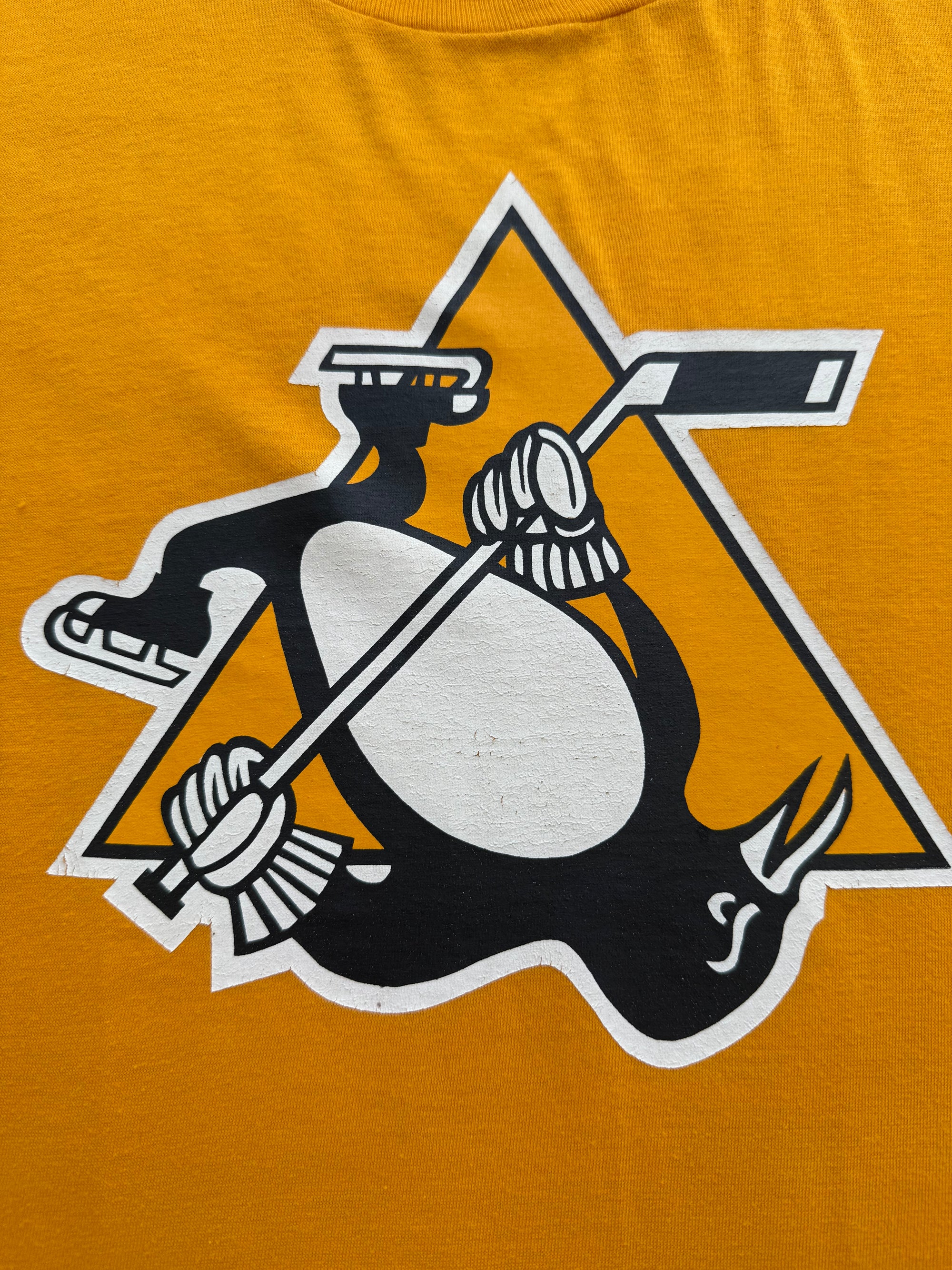 1980s Pittsburgh Penguins Upside Down Logo Shirt Medium