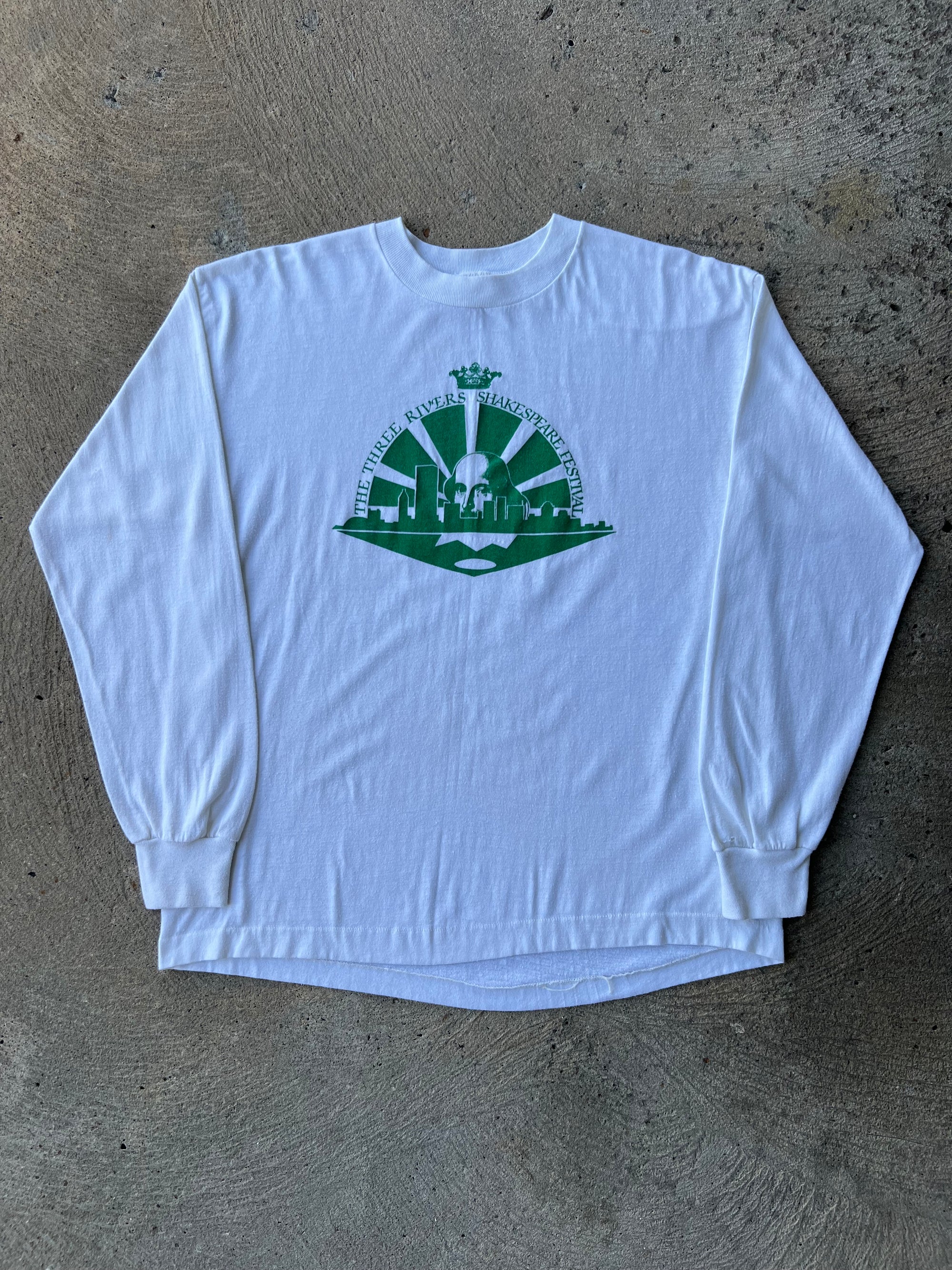 1980s Three Rivers Longsleeve Shirt Medium