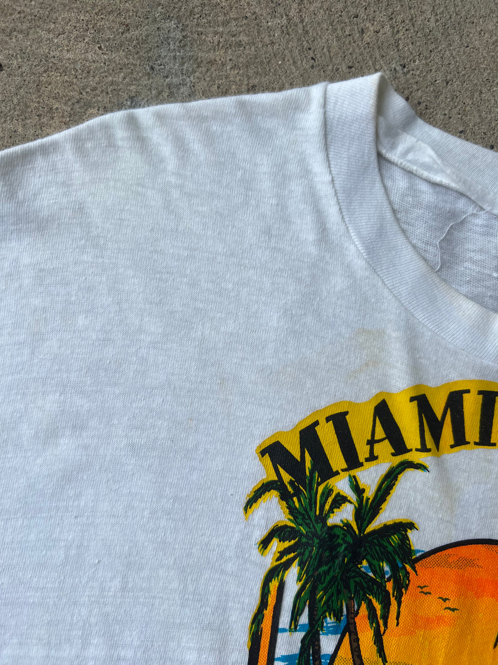 1970s Miami Beach Shirt XL