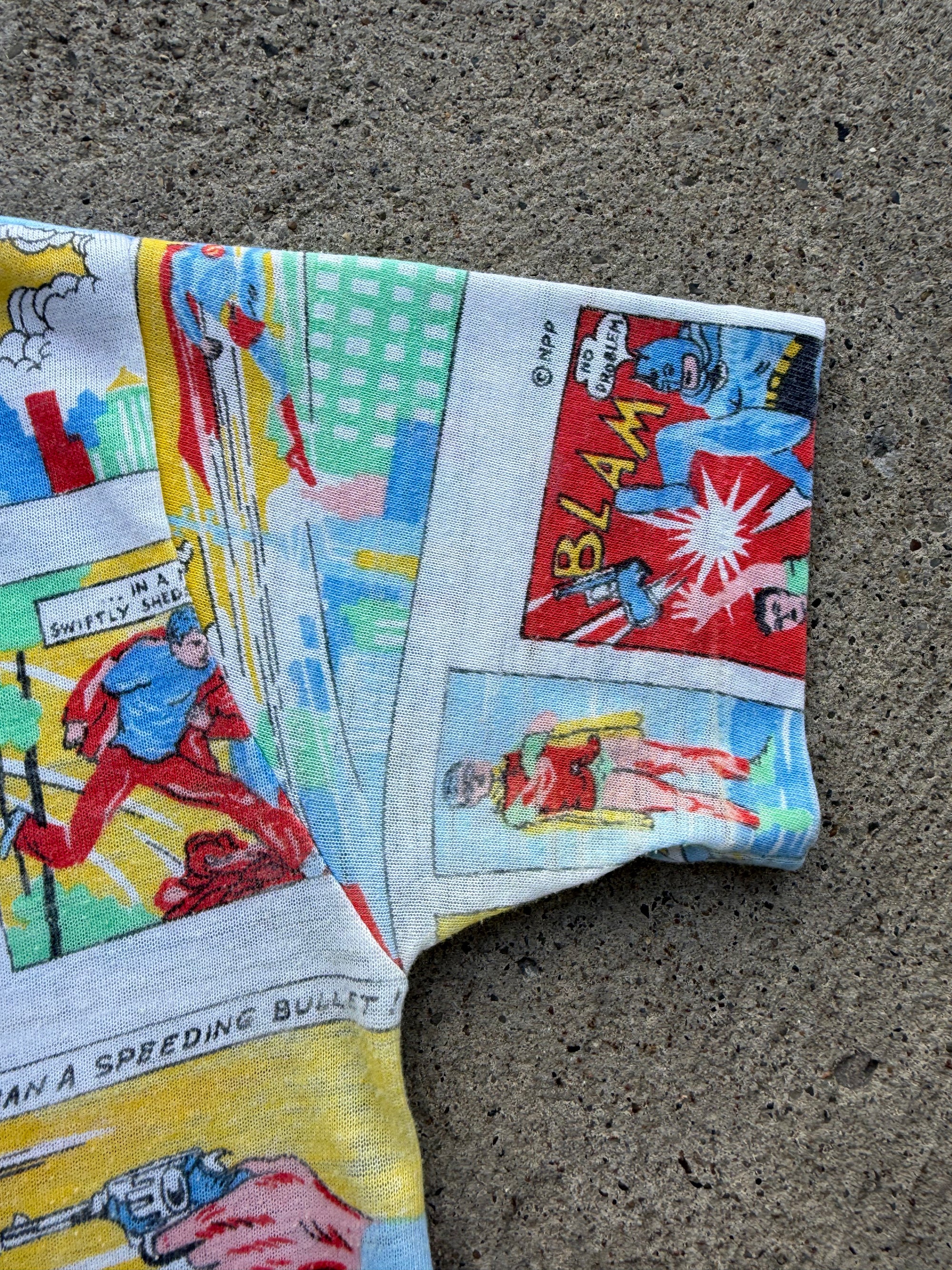 1970s Batman And Robin Comic Strip Shirt Boys 12
