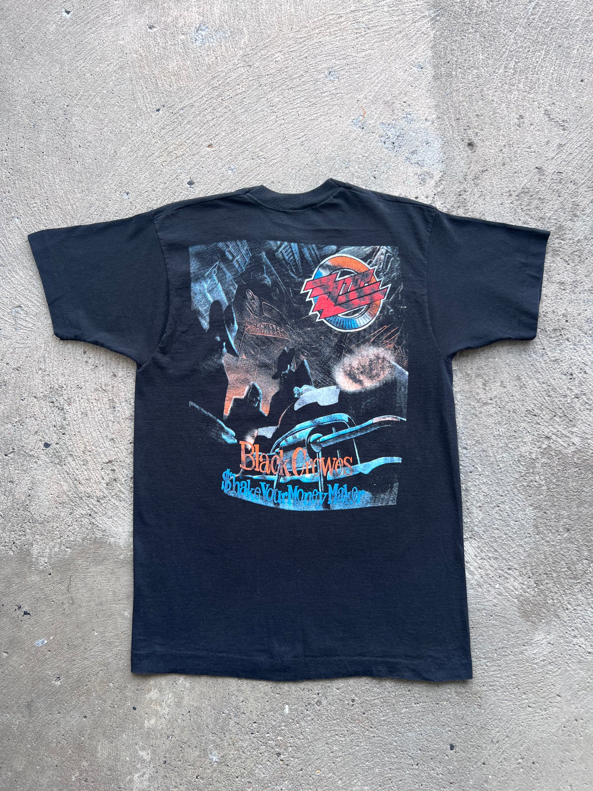 1990s ZZ Top Black Crowes Shirt Large