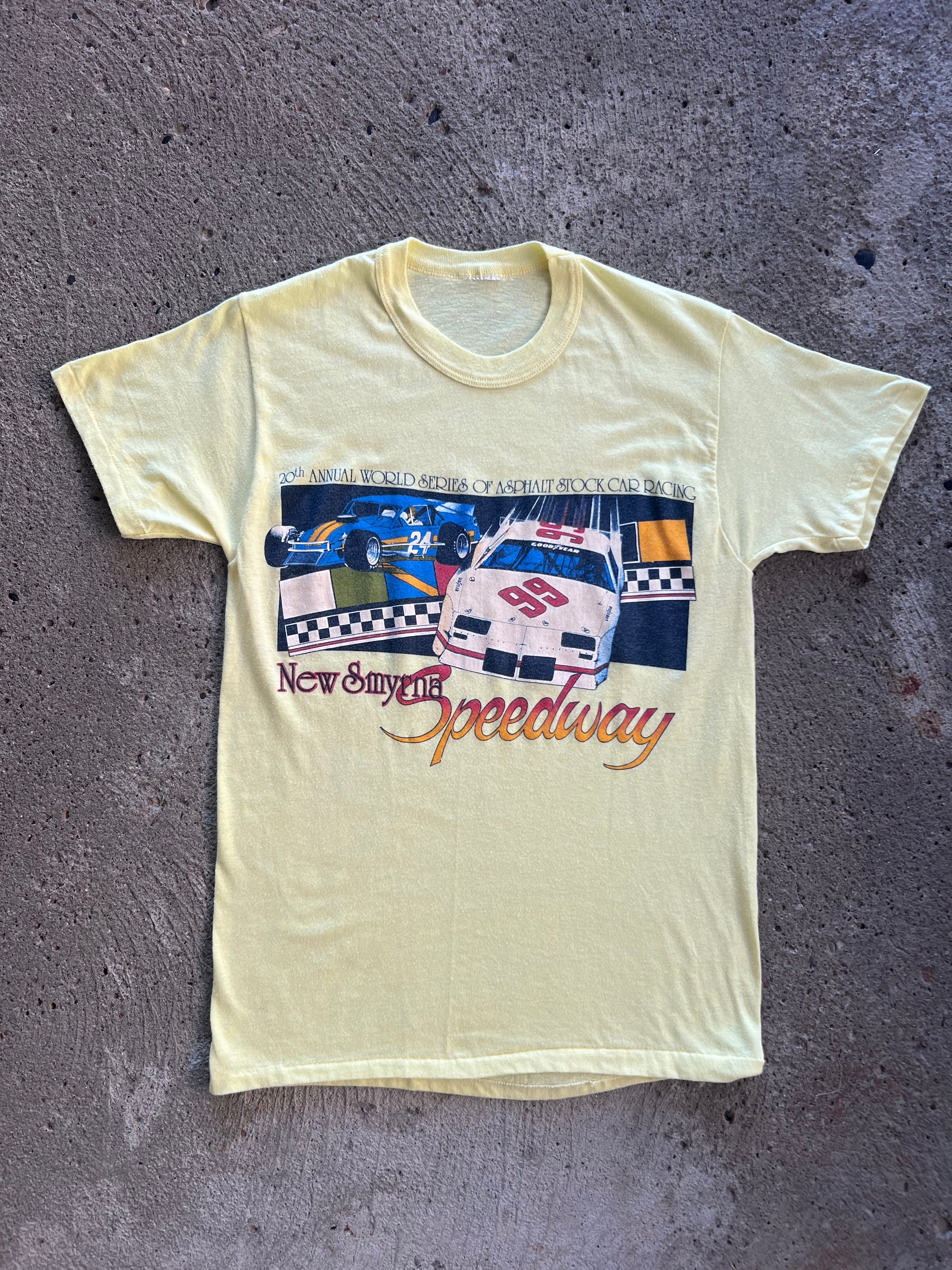 1980s New Smyrna Speedway Shirt Medium