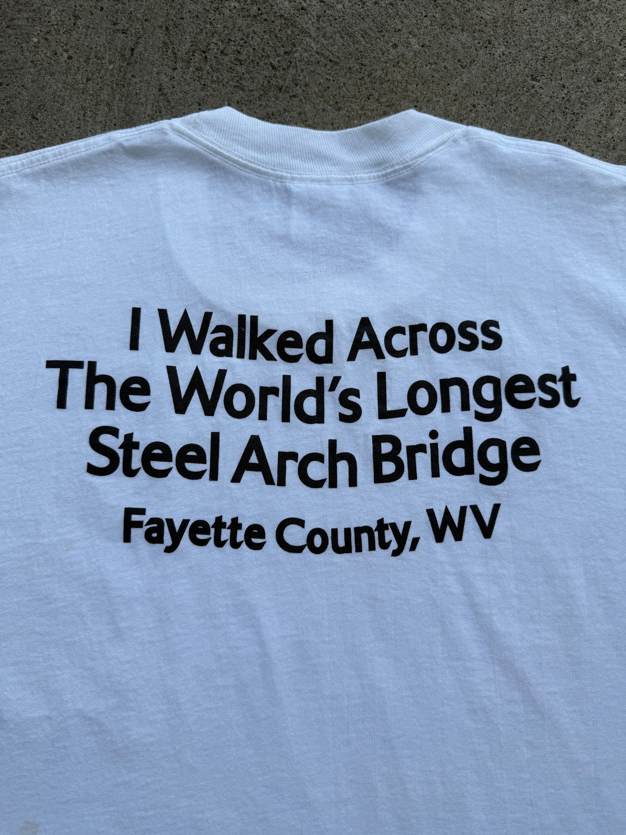 1990s West Virginia Bridge Day New River Gorge Deadstock Shirt XL