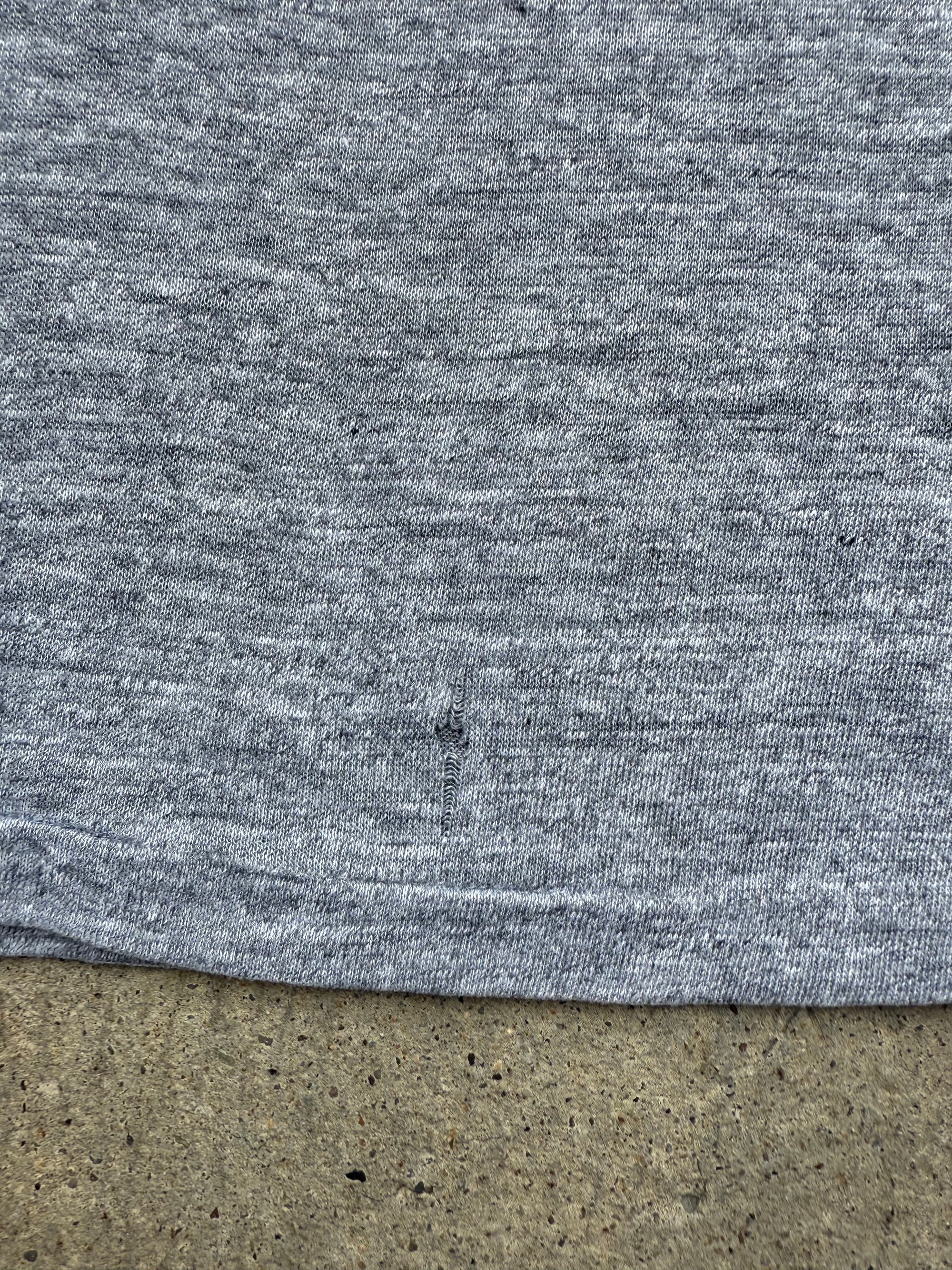 1980s Tri Blend Sportswear Shirt Gray Medium