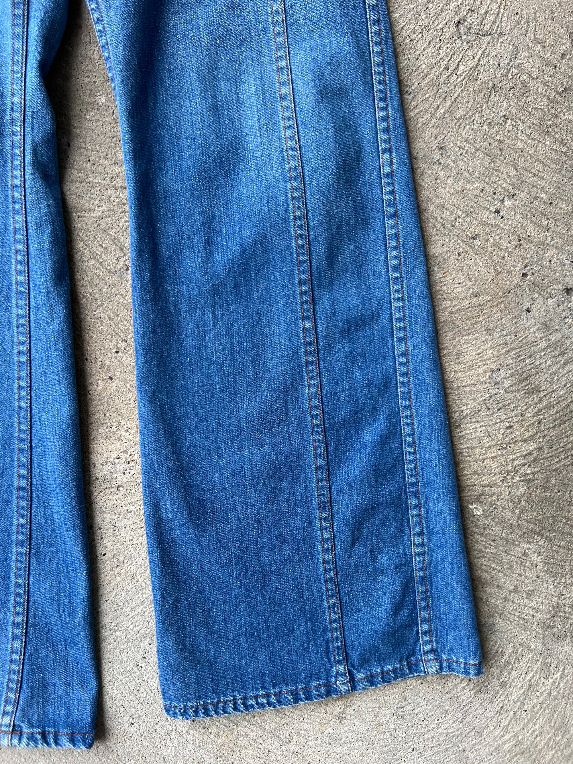 1970s Cheap Jeans Bell Bottom Pants