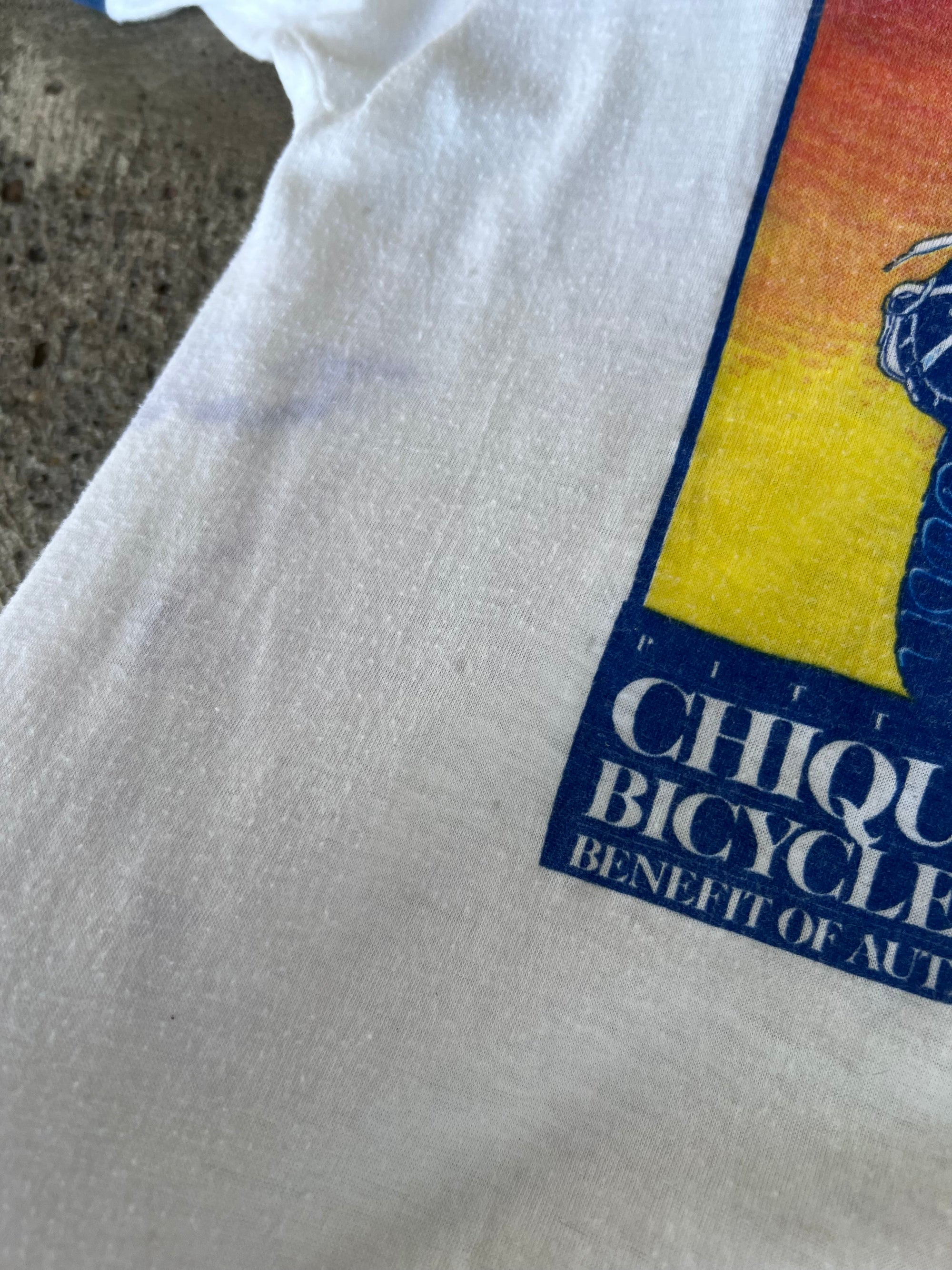 1980s Chiquita Banana Bike Ride for Autism Shirt Small