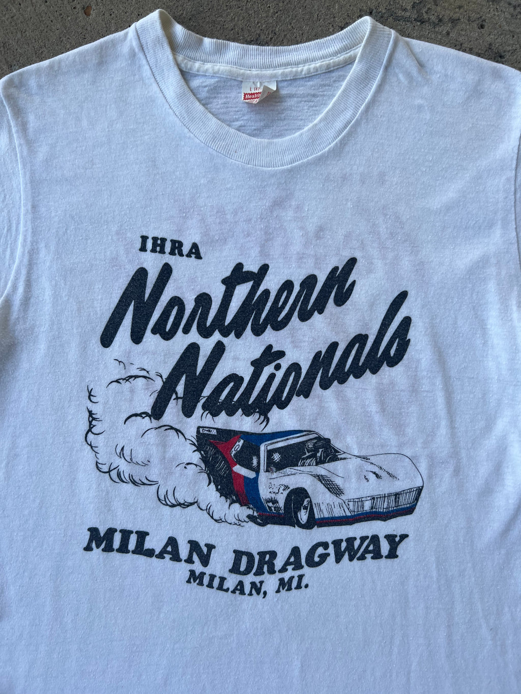 1981 Northern Nationals Milan Dragway Shirt Large
