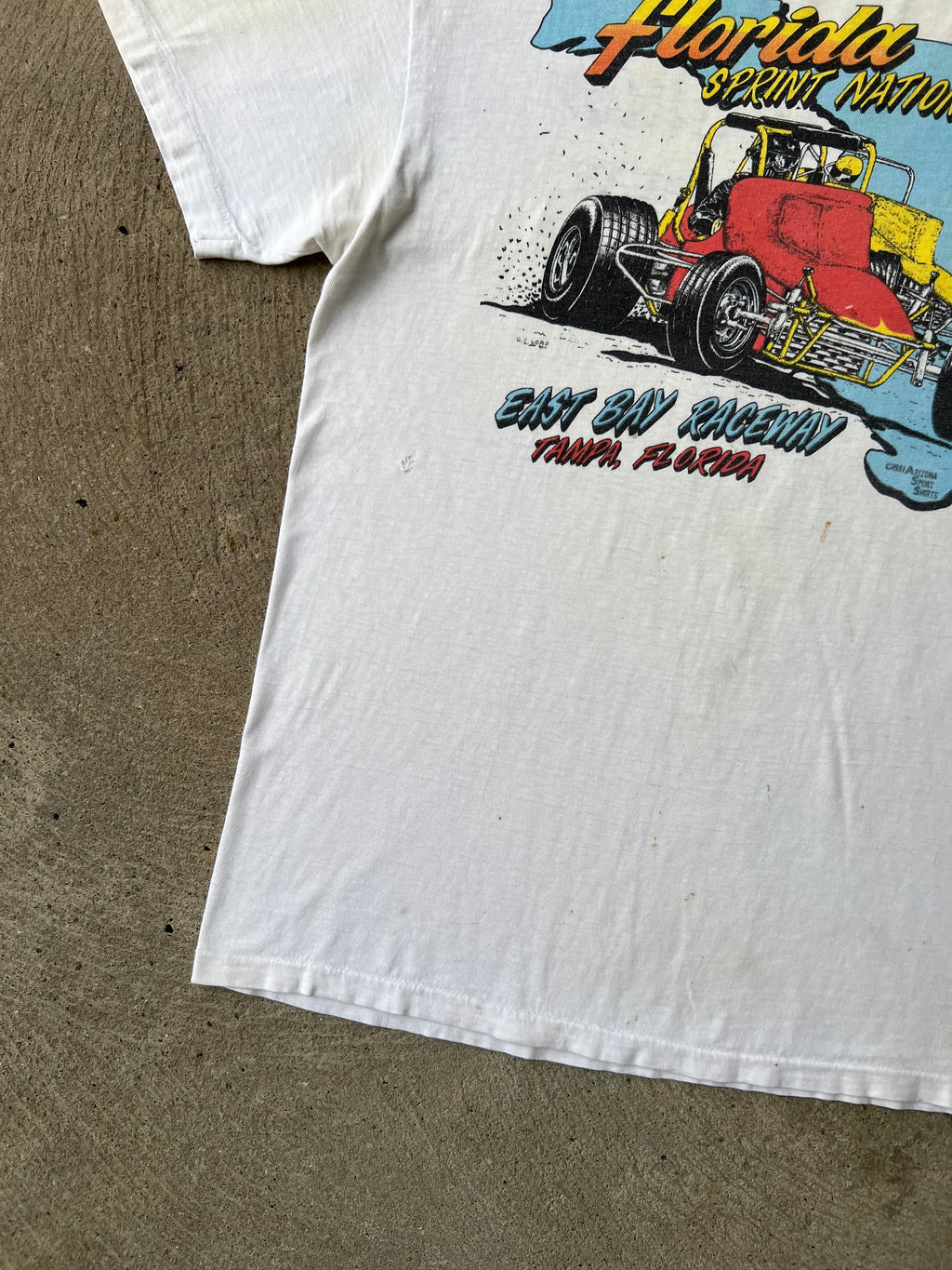 1981 Florida Sprint Nationals Shirt Large