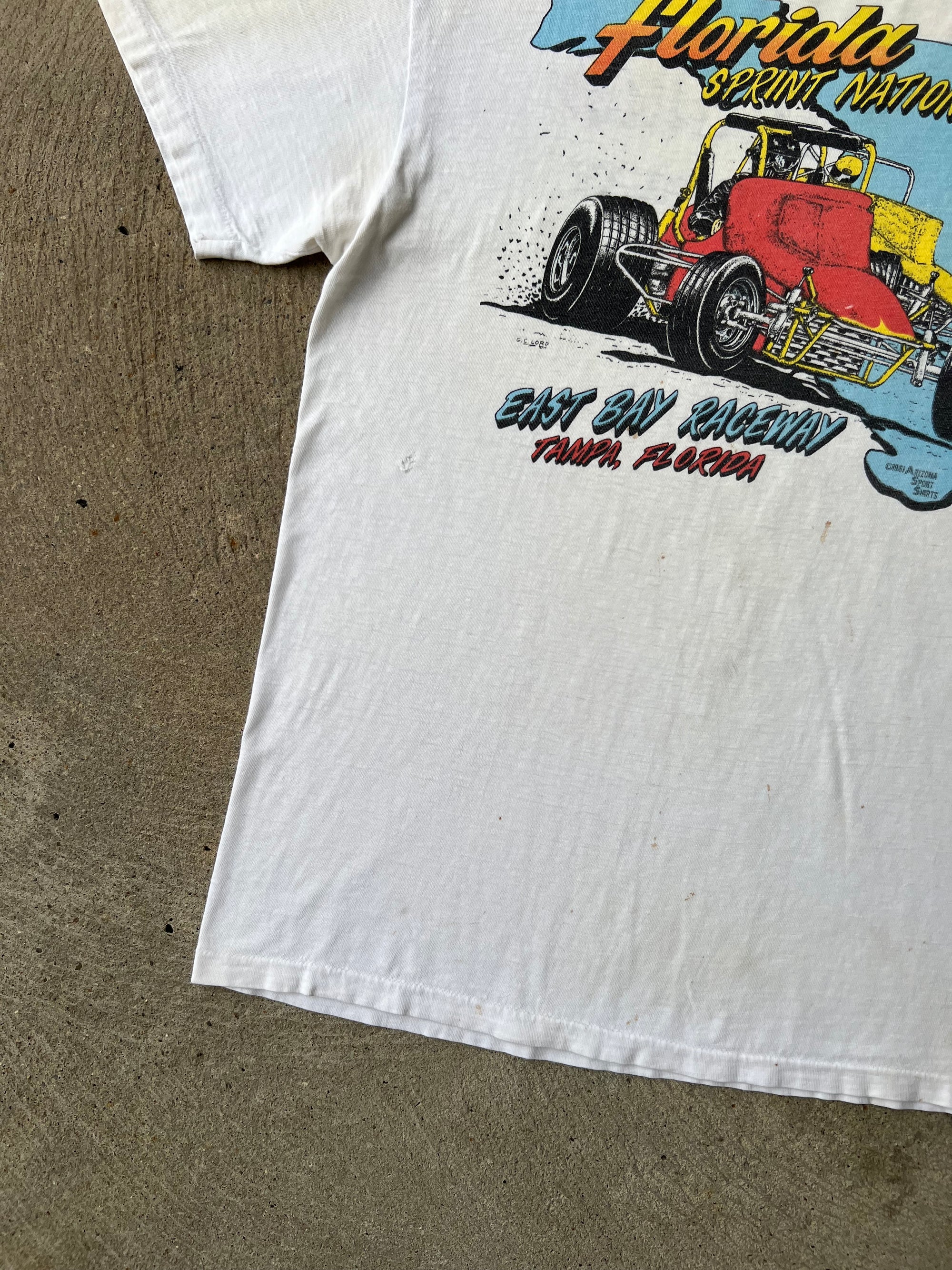 1981 Florida Sprint Nationals Shirt Large