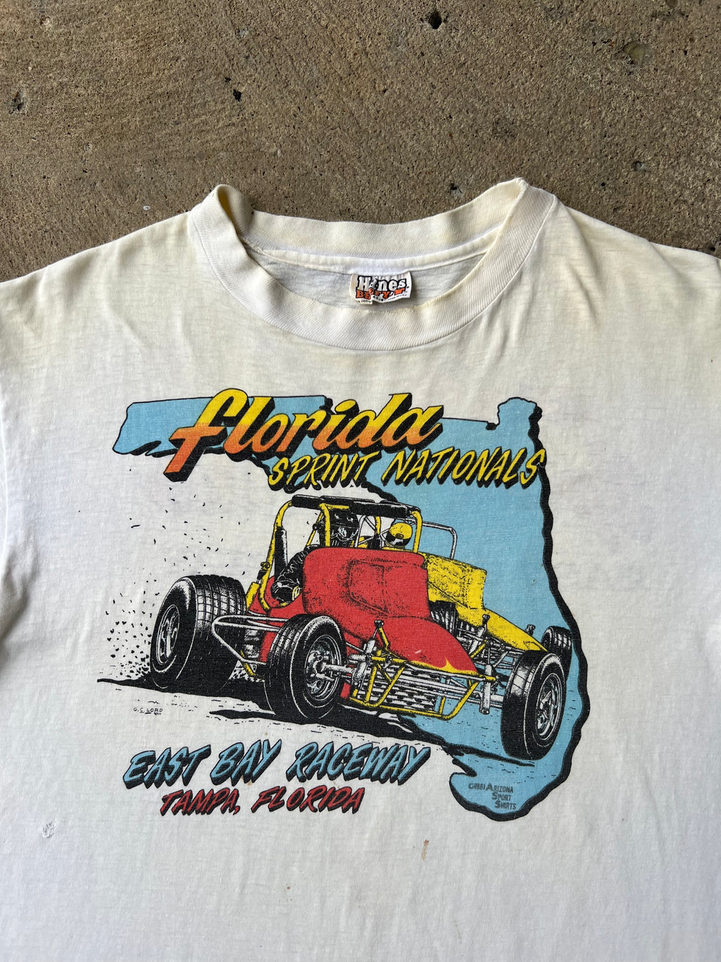 1981 Florida Sprint Nationals Shirt Large