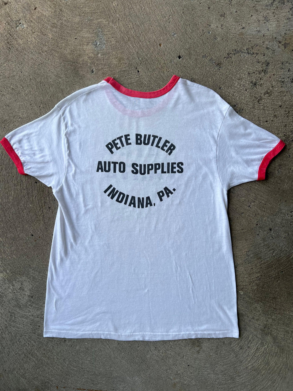 1970s Pete’s Parts Ringer Shirt XL