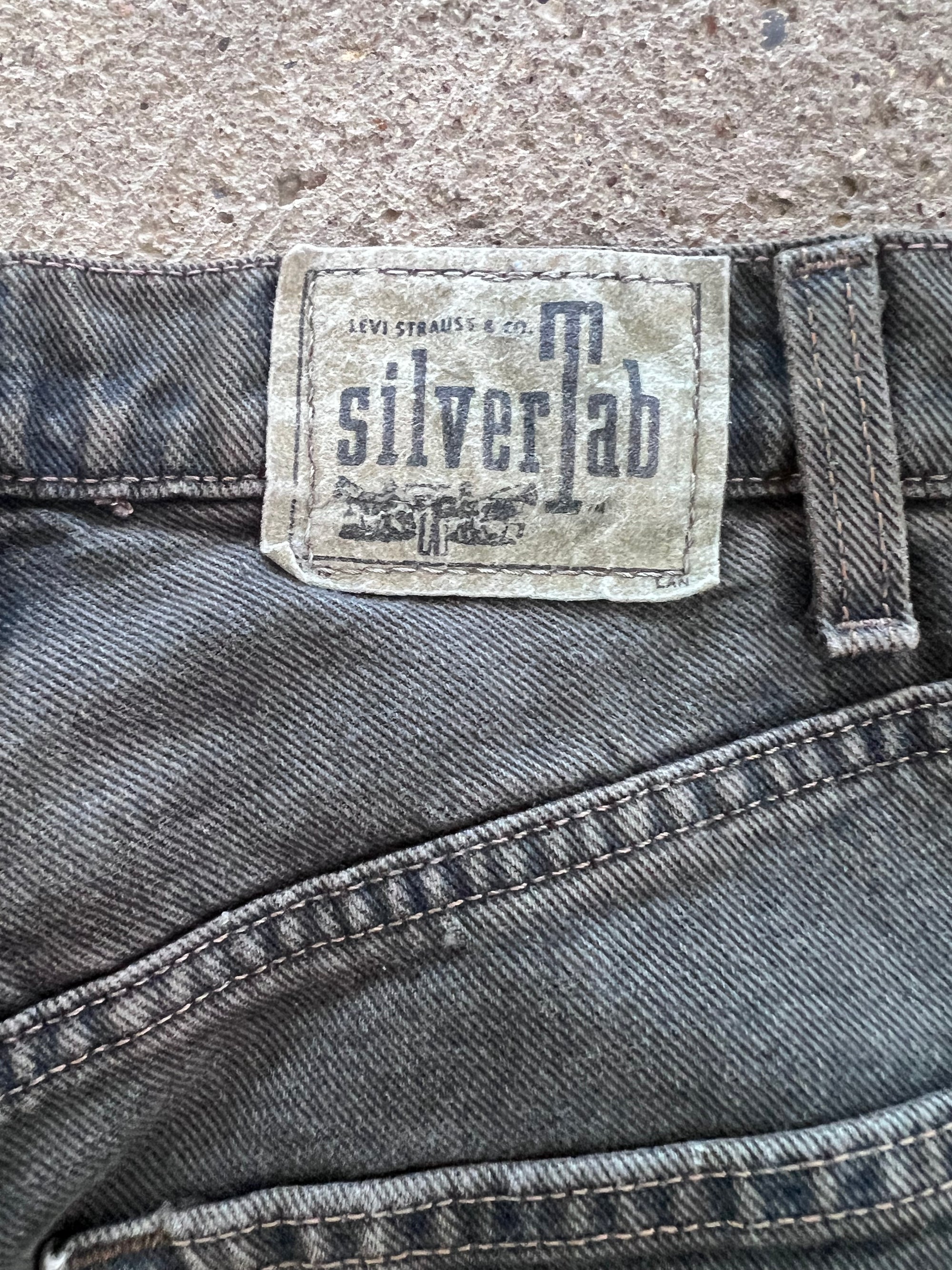1990s Silver Tab Loose Fit Jeans 29x34