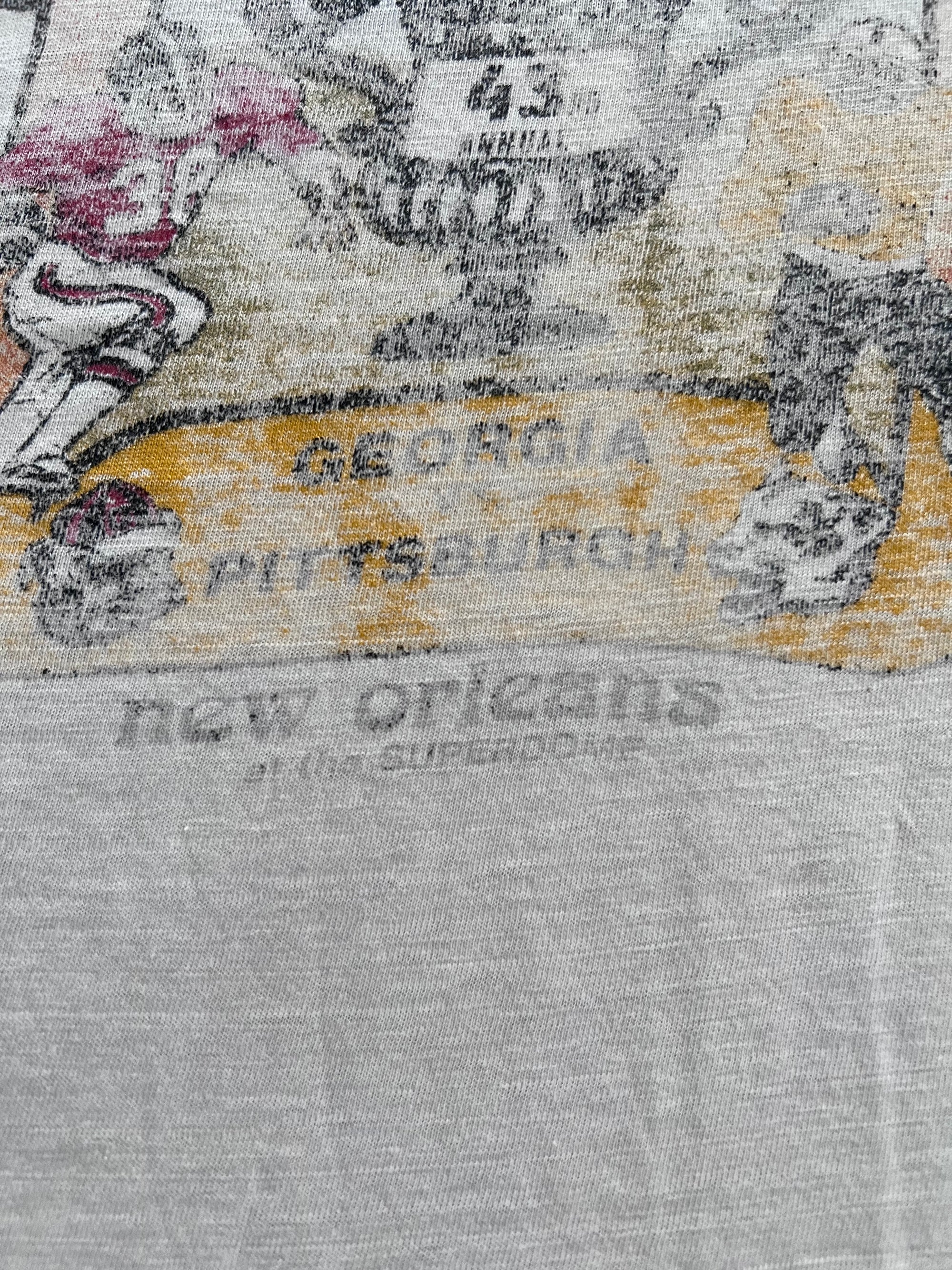 70s Pitt Sugar Bowl Classic Ringer Medium