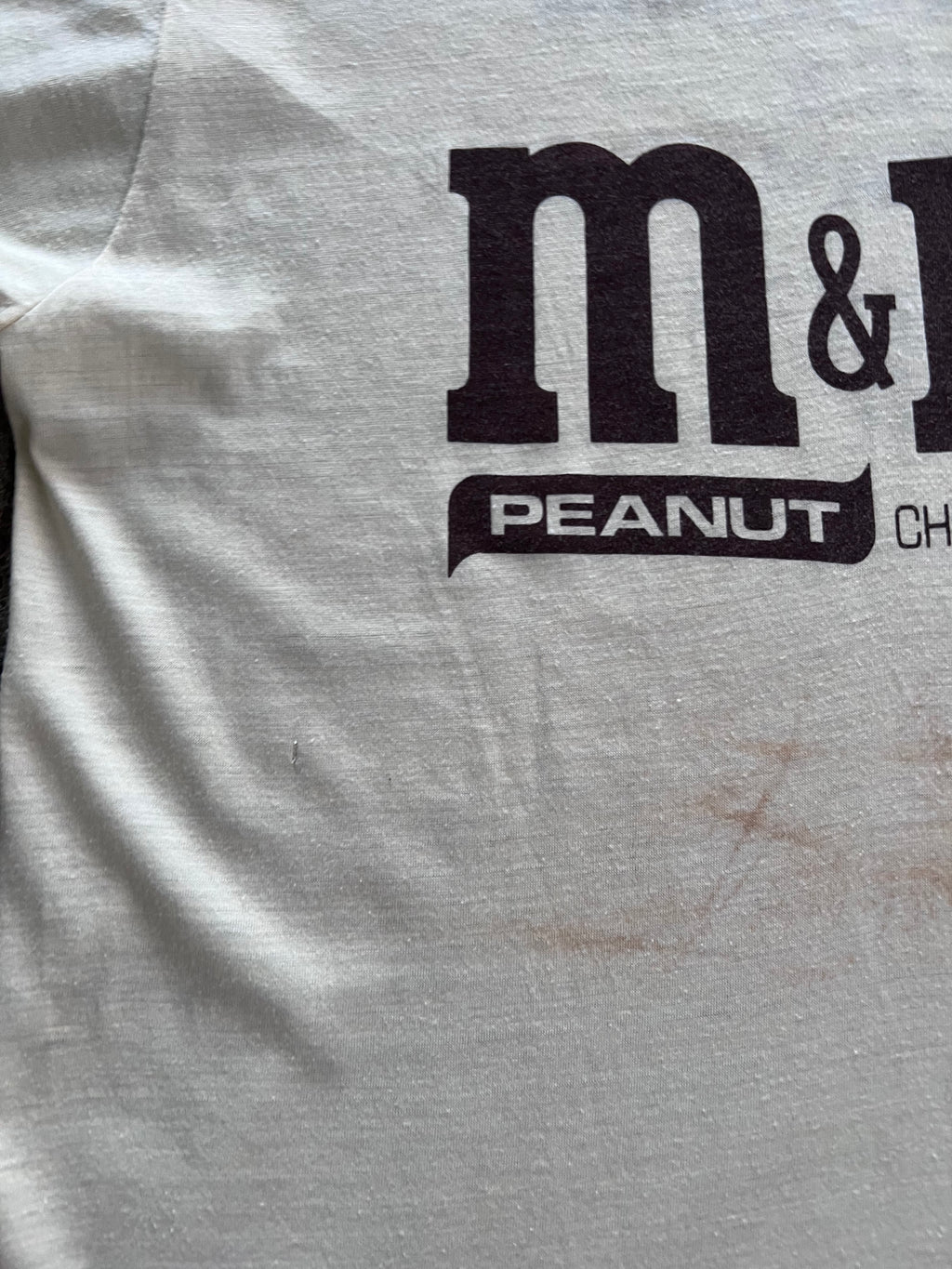1970s M&M Ringer Shirt Large