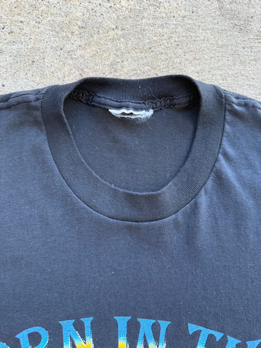1987 Harley Born In The Usa Sleeveless Shirt Large