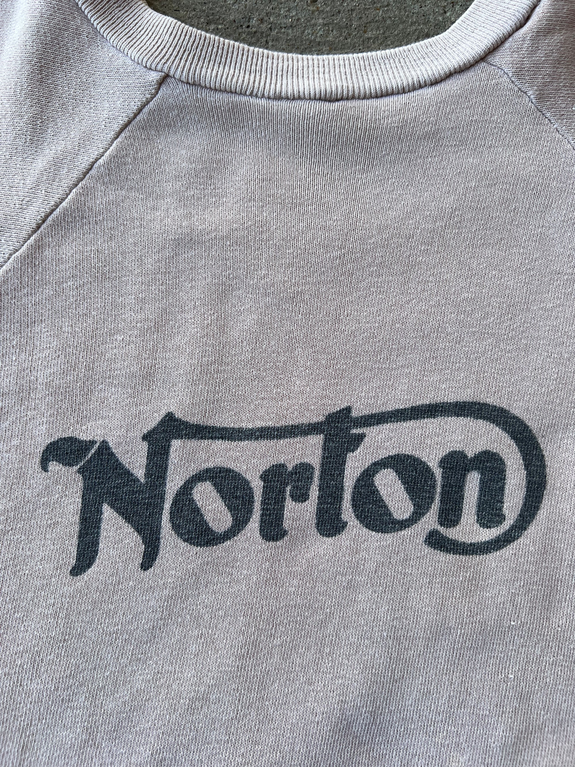 1960s Norton Motorcycles Short Sleeve Sweatshirt XL