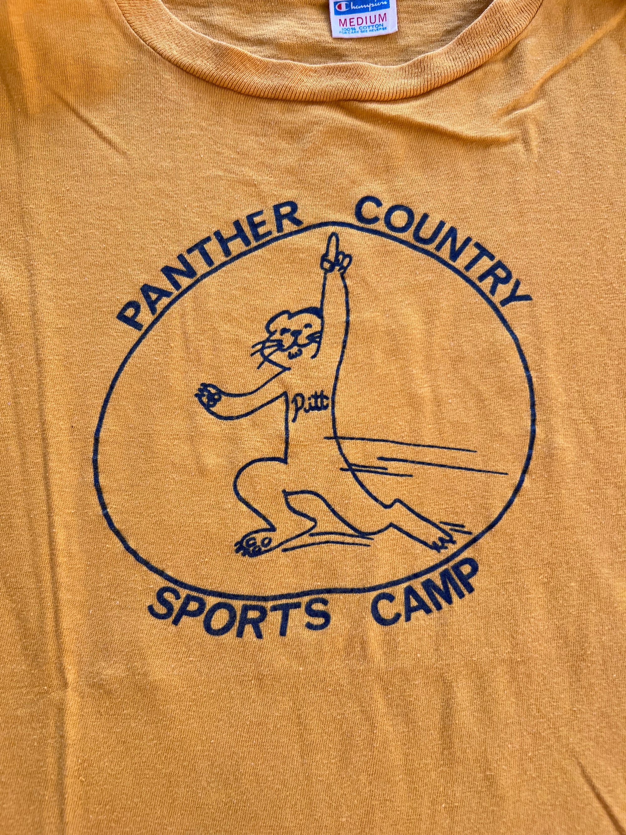 1970s Champion Pitt Panther Country Shirt Medium