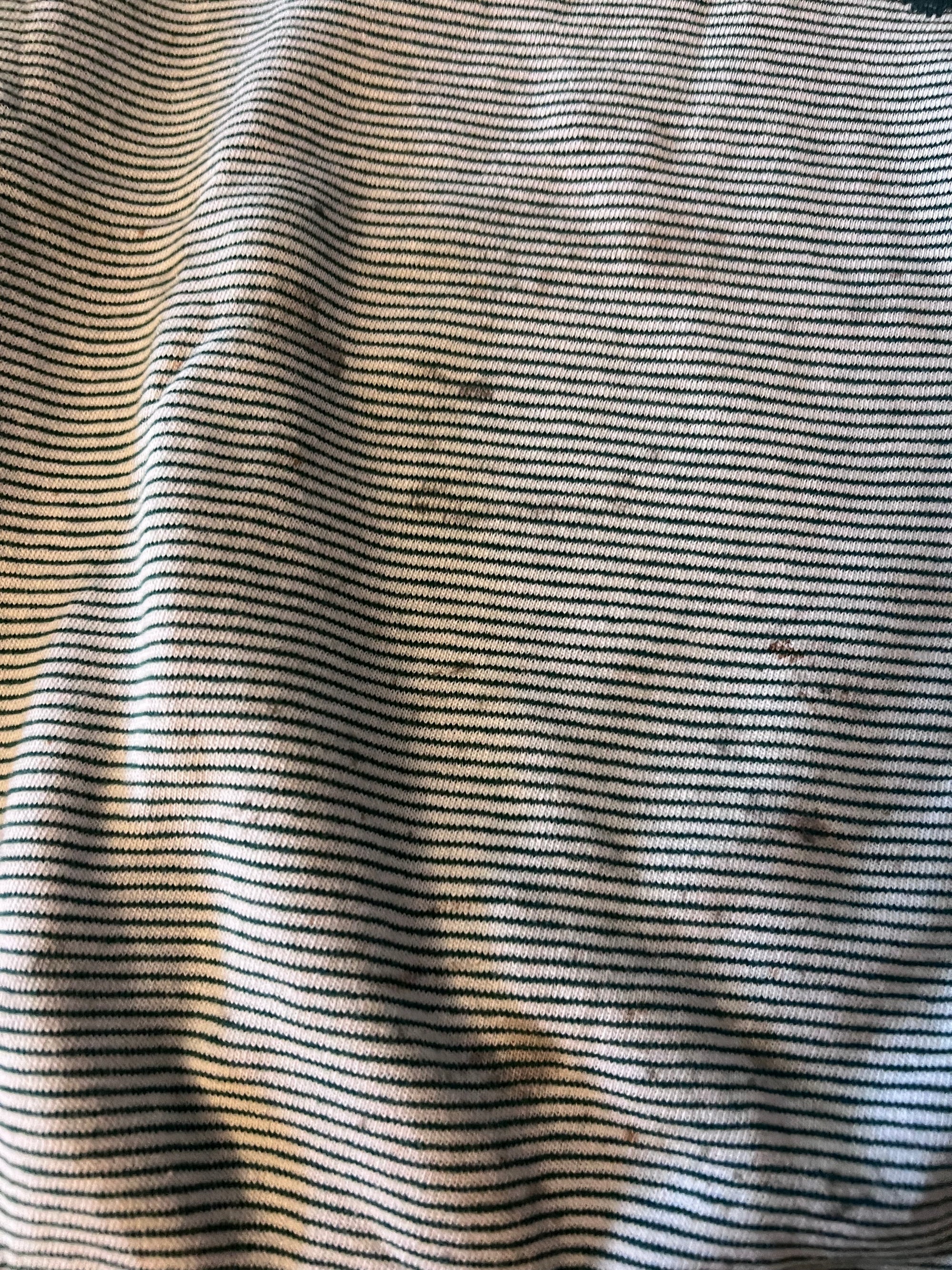 1960s Geibel Gators Striped Short Sleeve Sweatshirt XL