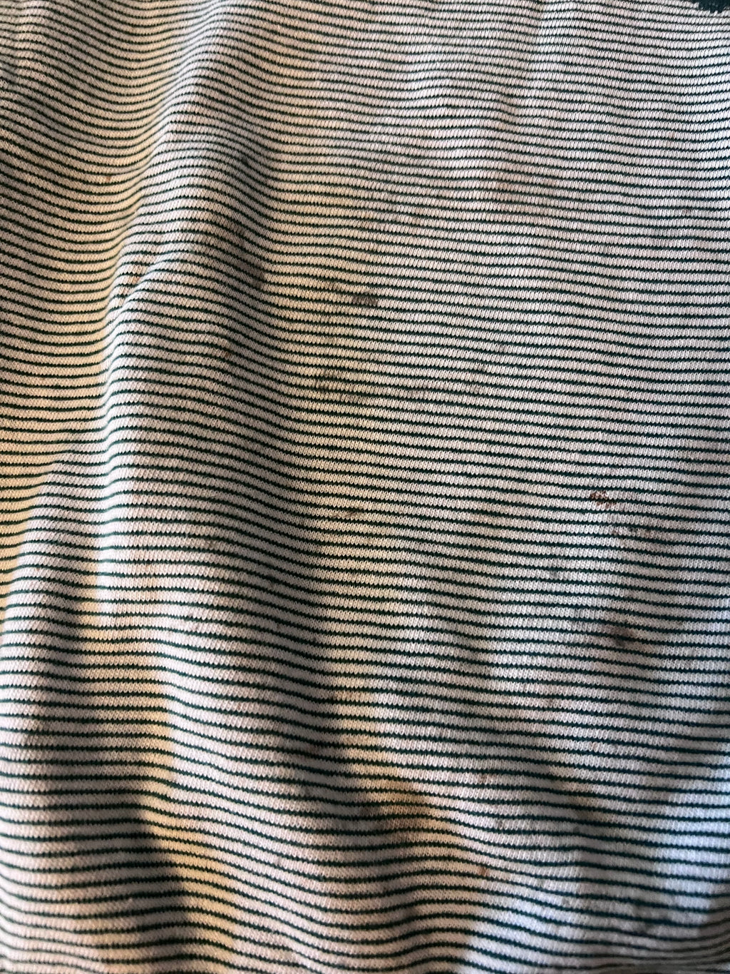 1960s Geibel Gators Striped Short Sleeve Sweatshirt XL