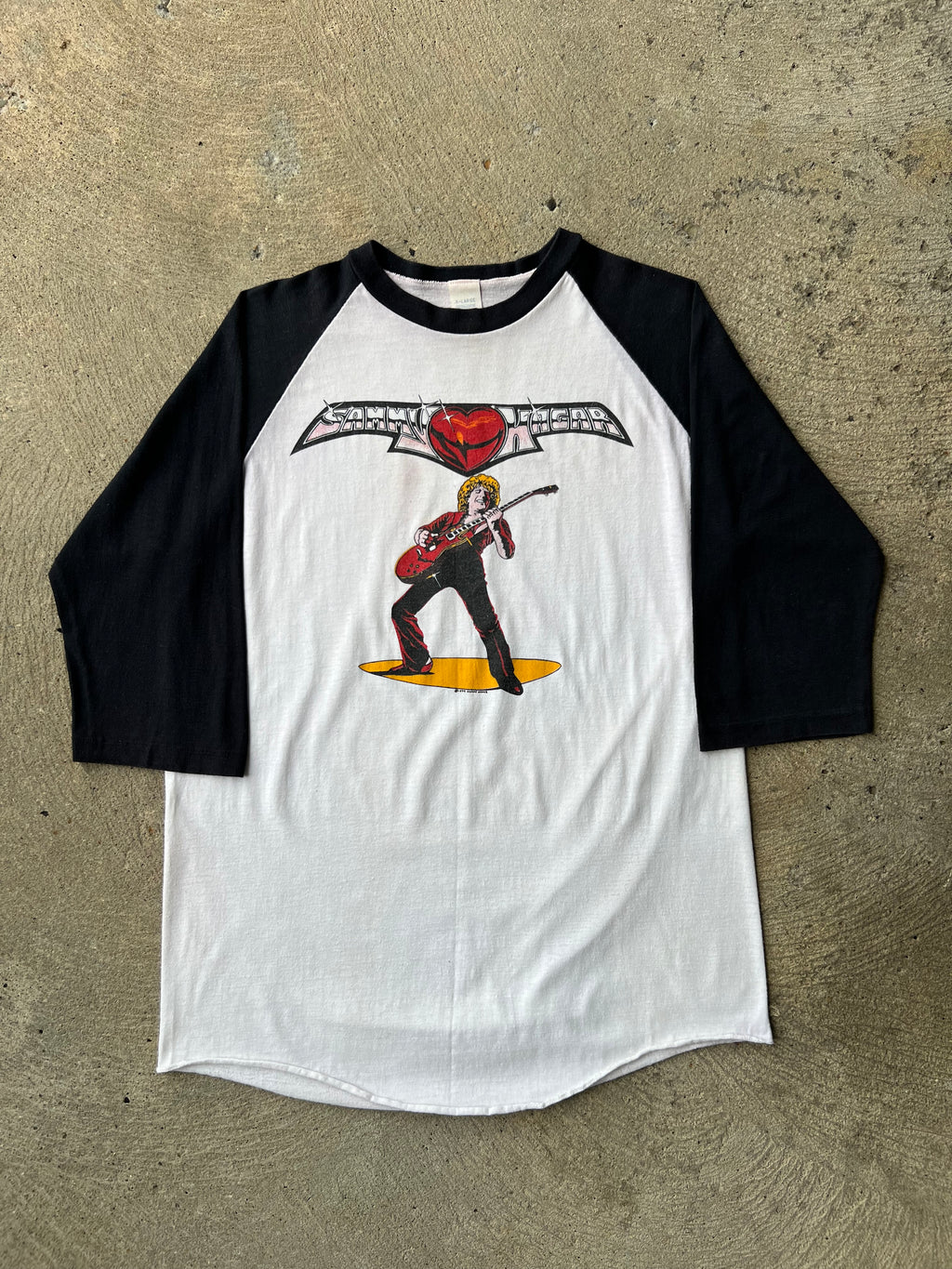 1979 Sammy Hagar Raglan Shirt Large