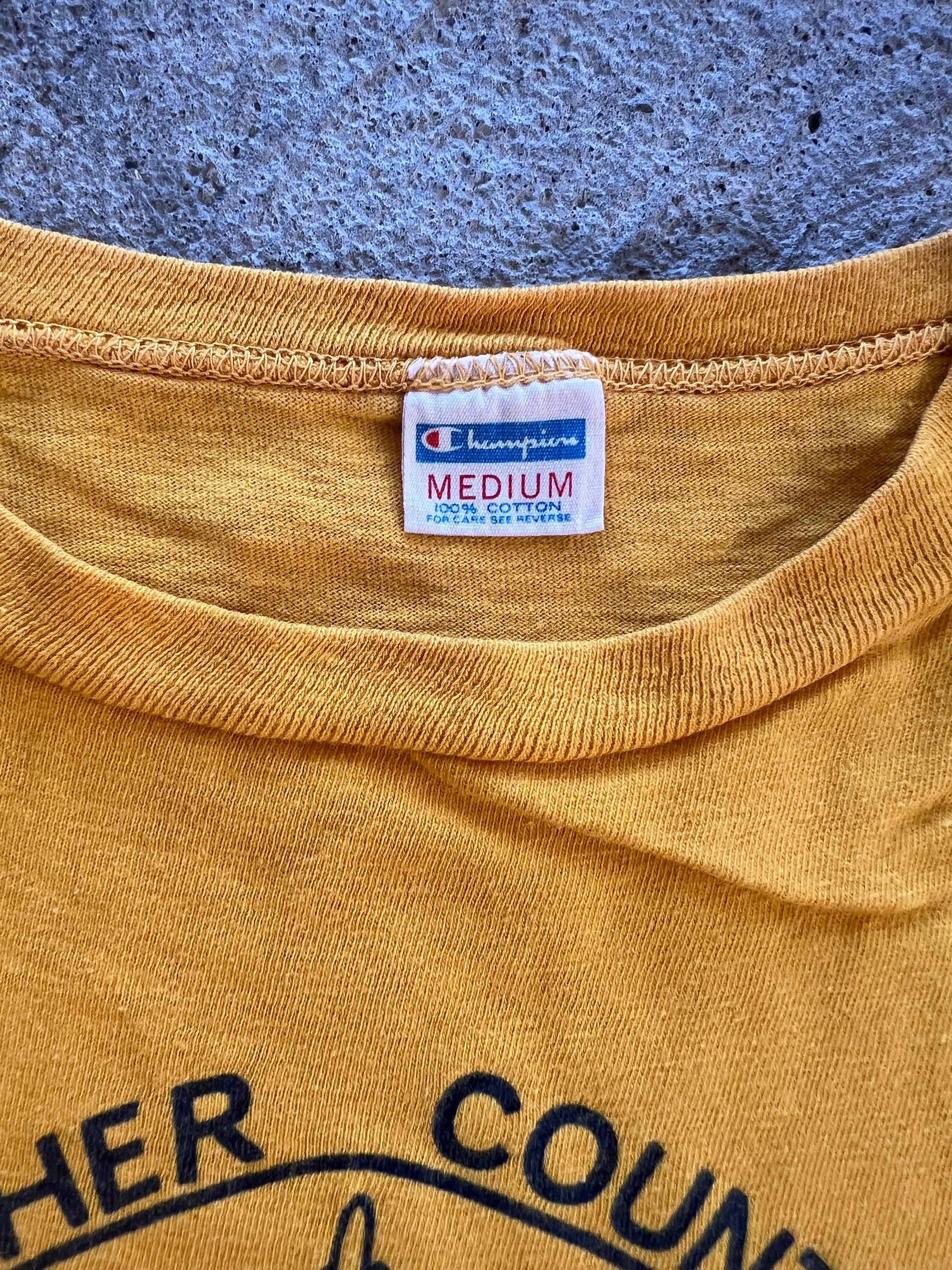 1970s Champion Pitt Panther Country Shirt Medium