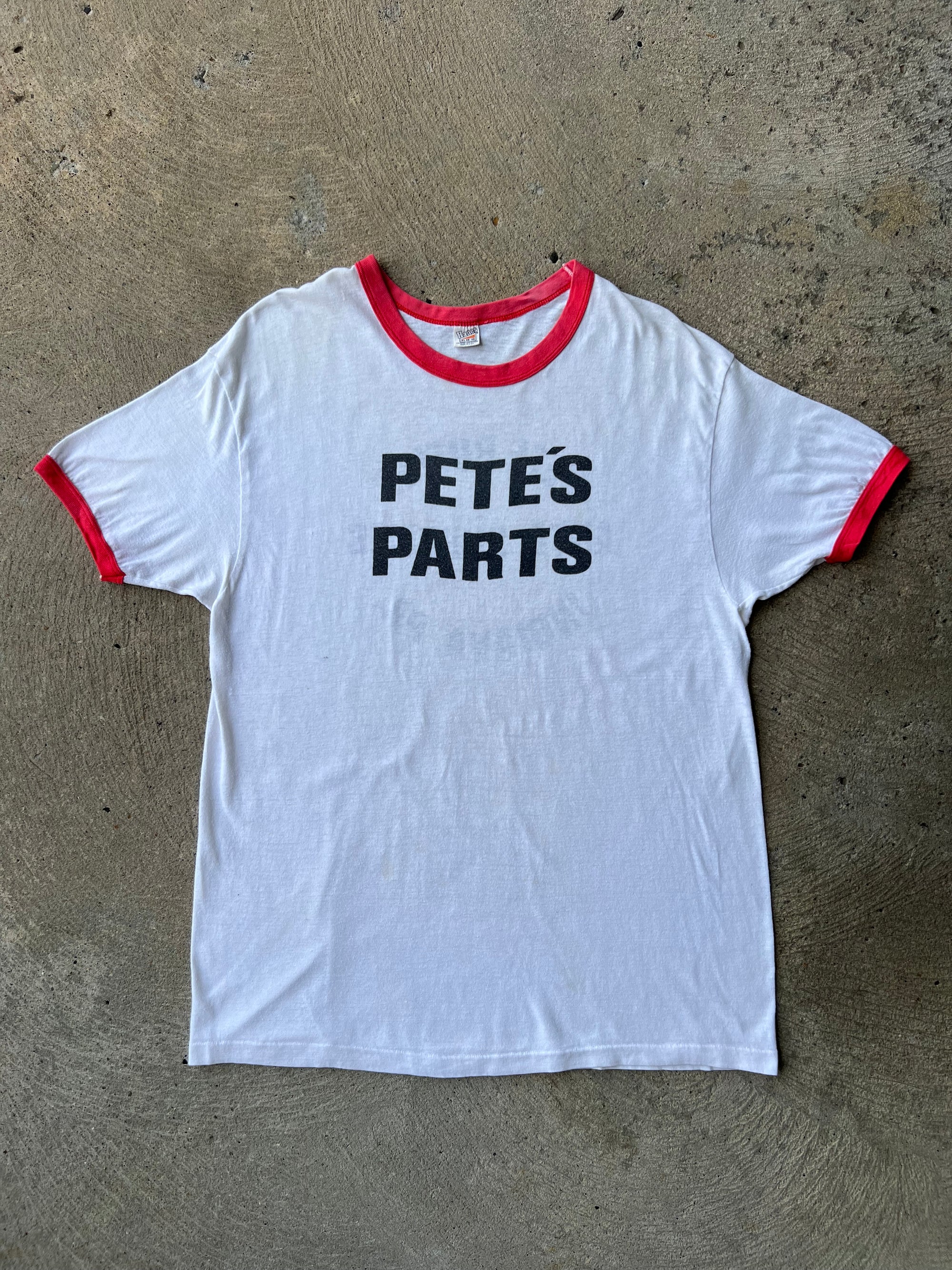 1970s Pete’s Parts Ringer Shirt XL