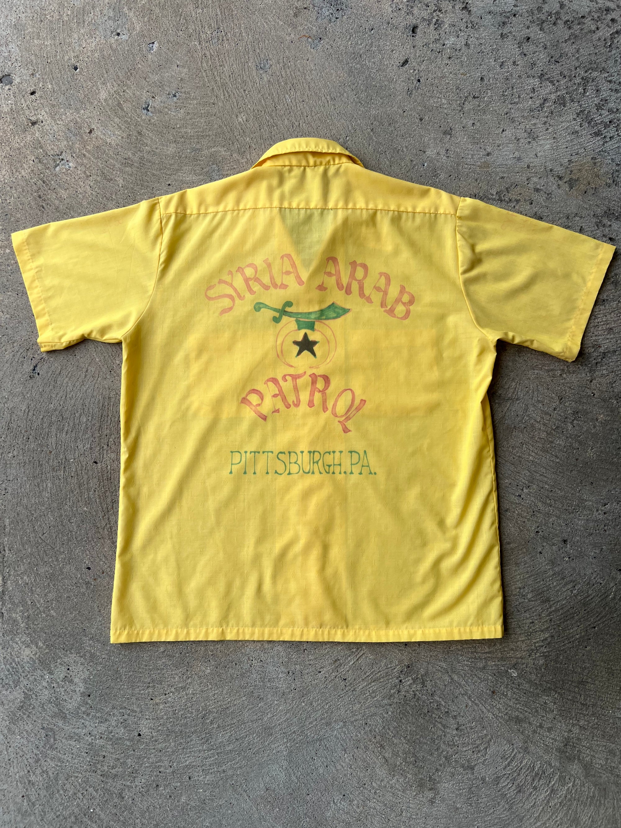 1970s Syria Bowling Shirt Large