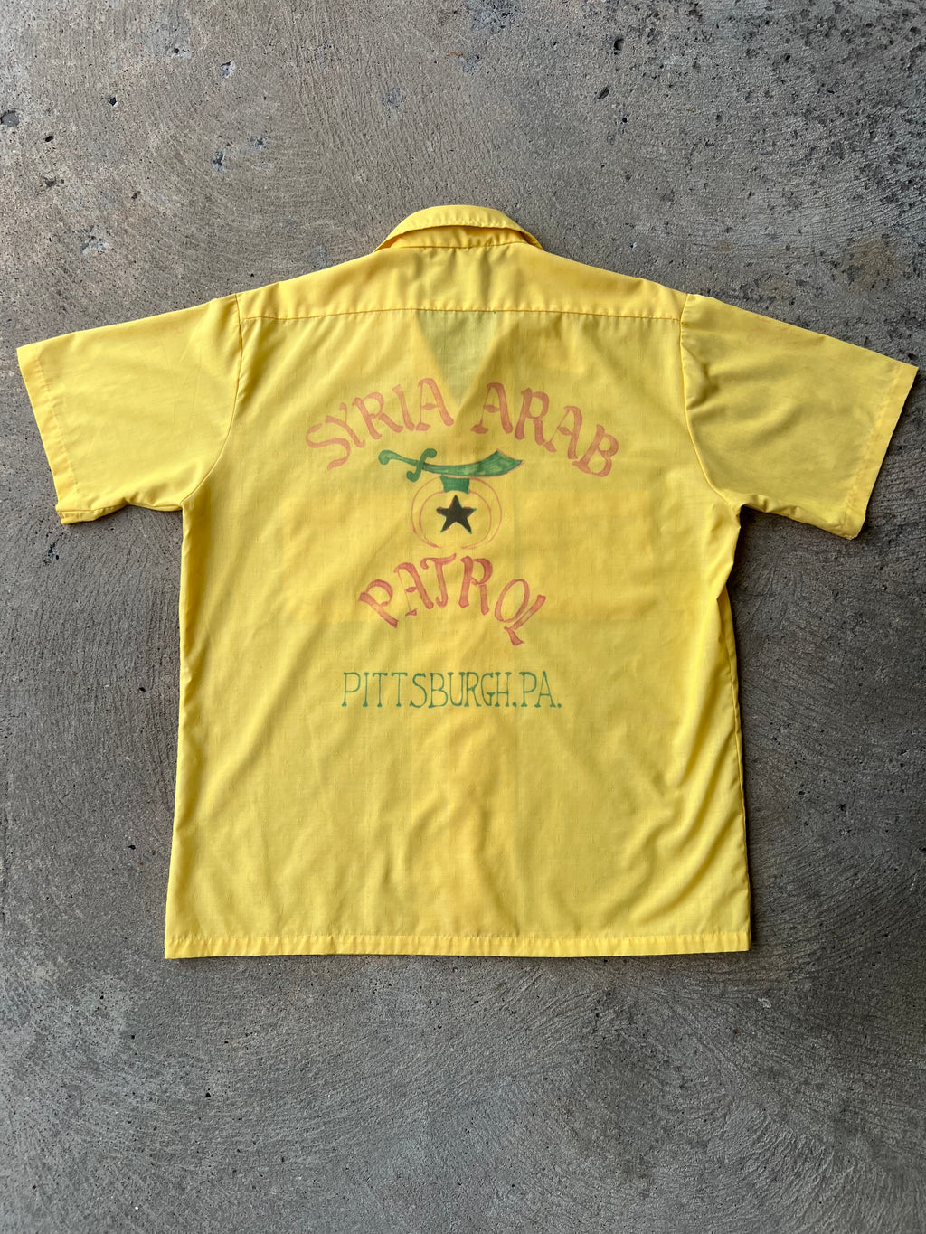 1970s Syria Bowling Shirt Large