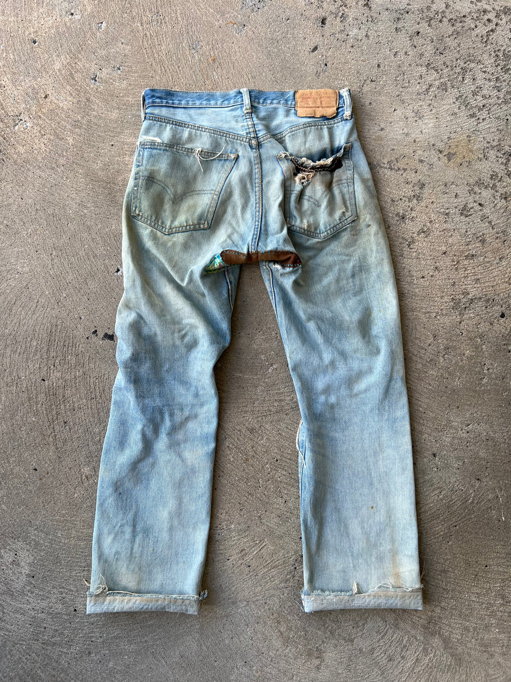 1960s Levi’s Selvedge Patchwork Pants